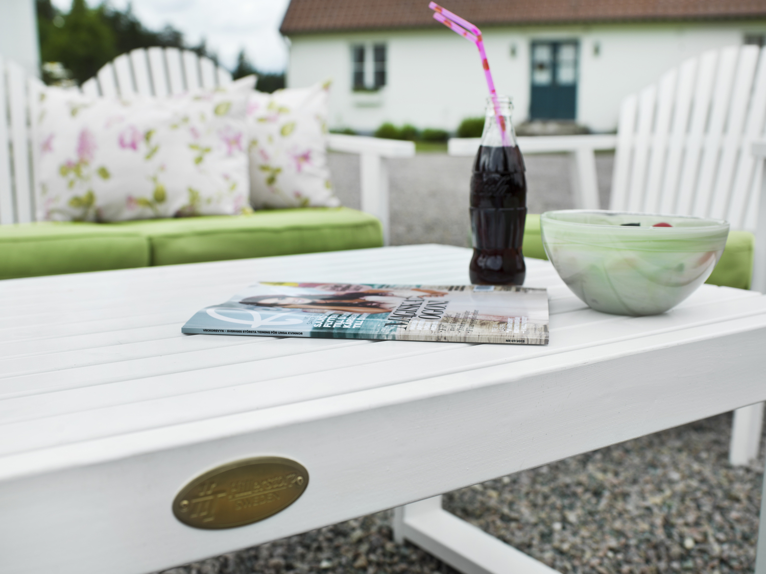 Hillerstorp Bullerö Fåtölj Vit 79cm