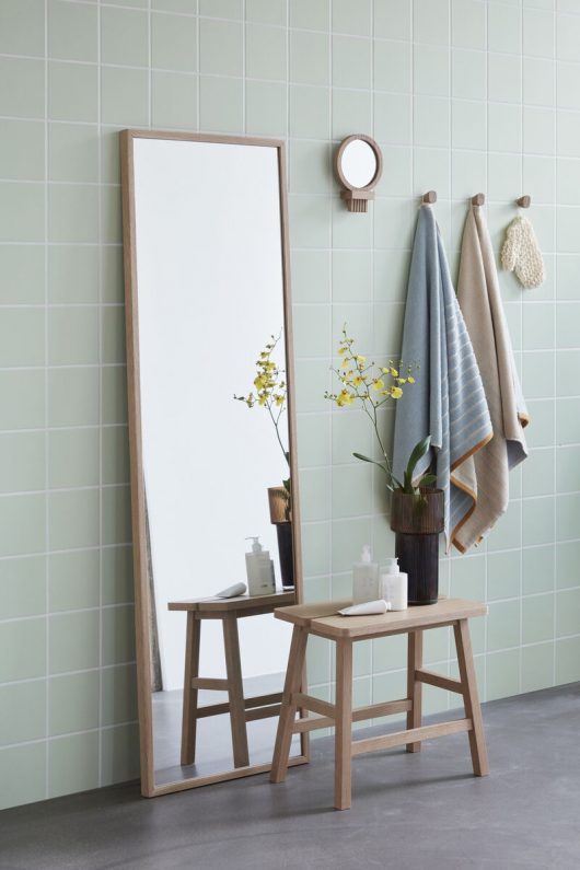 Hübsch Glimpse Speil FSC Eik 167cm