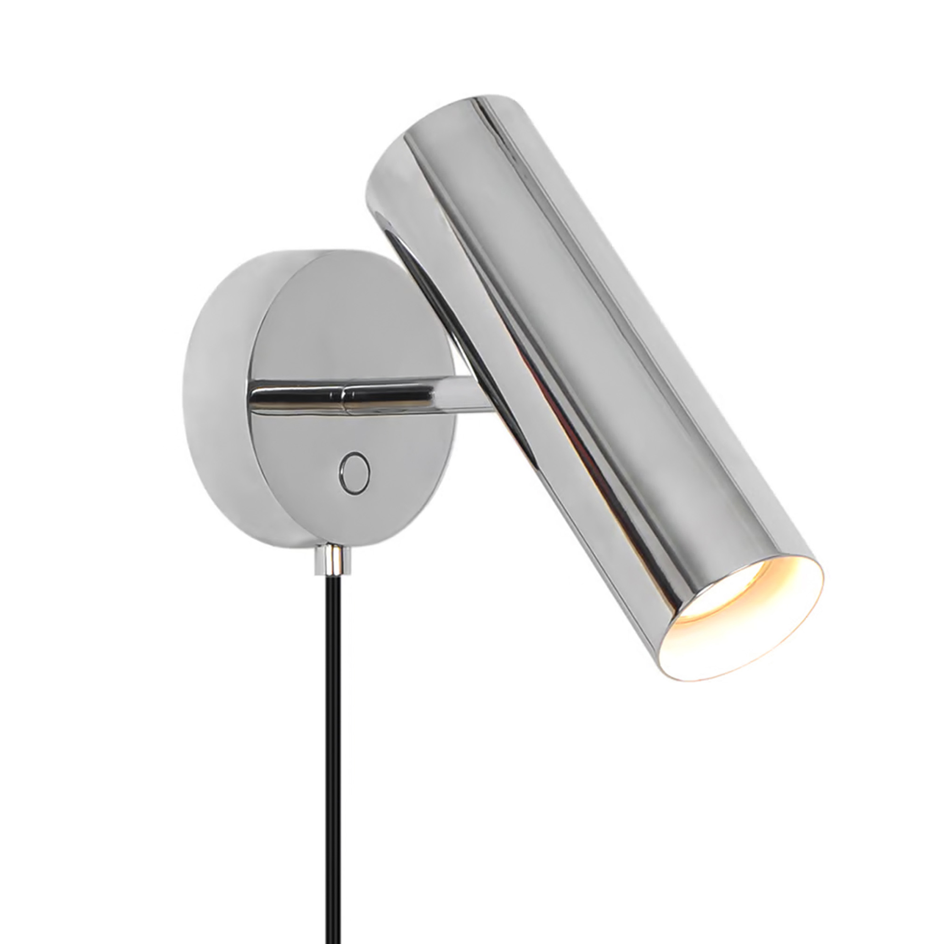 MIB 6 Vegglampe Krom