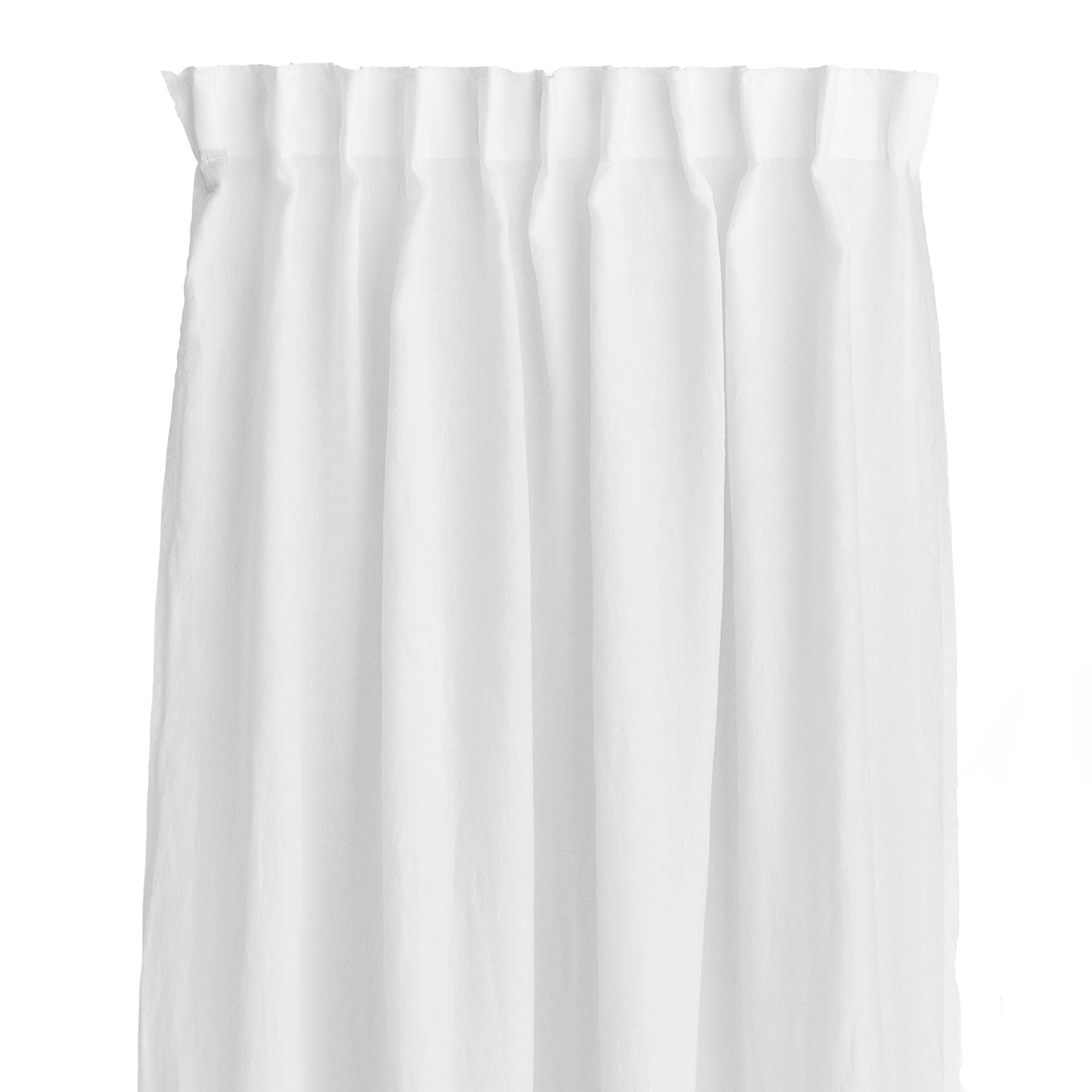 Sunrise Gardinenschal Leinen Weiß 280x250