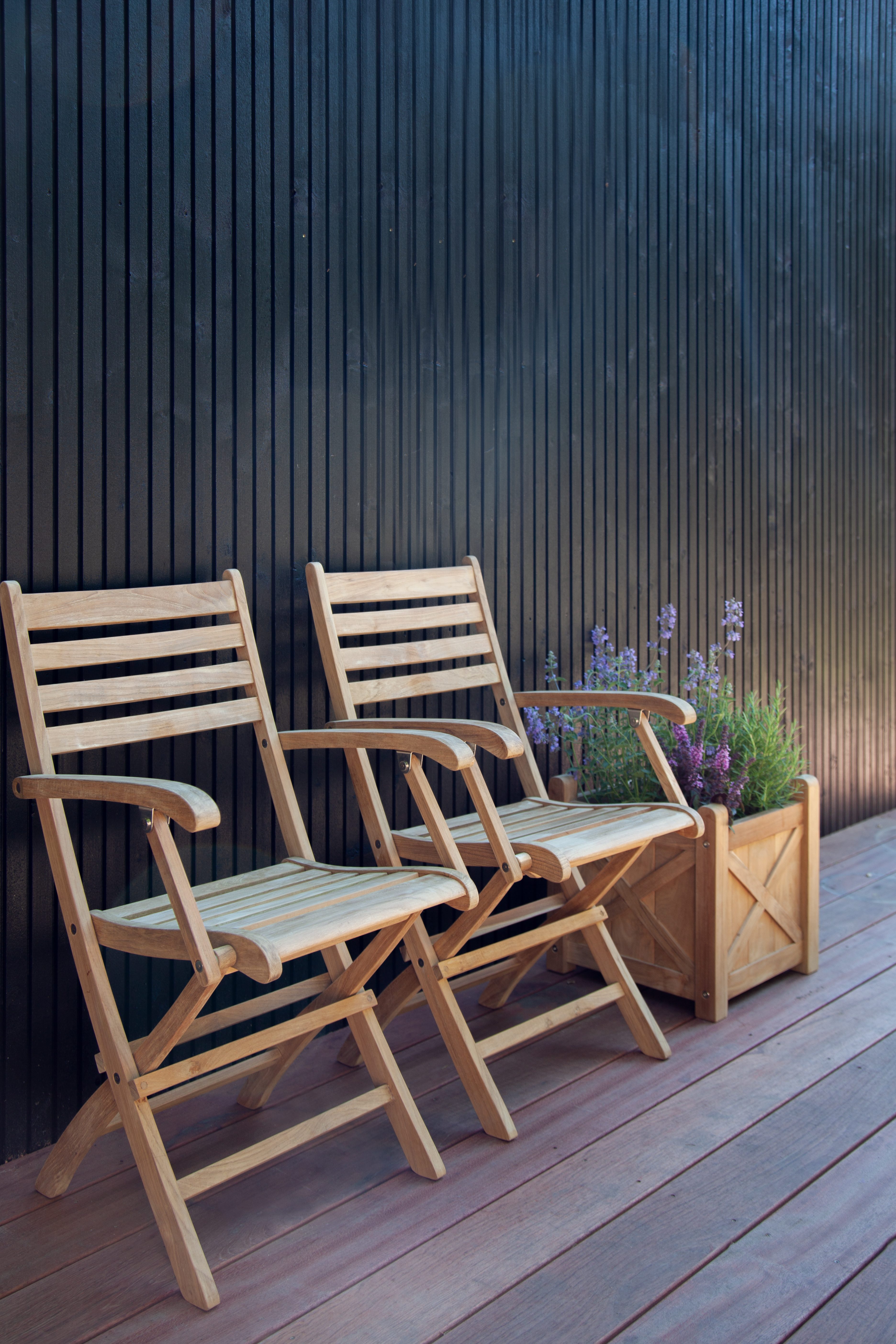 Cinas York Fällstol Teak