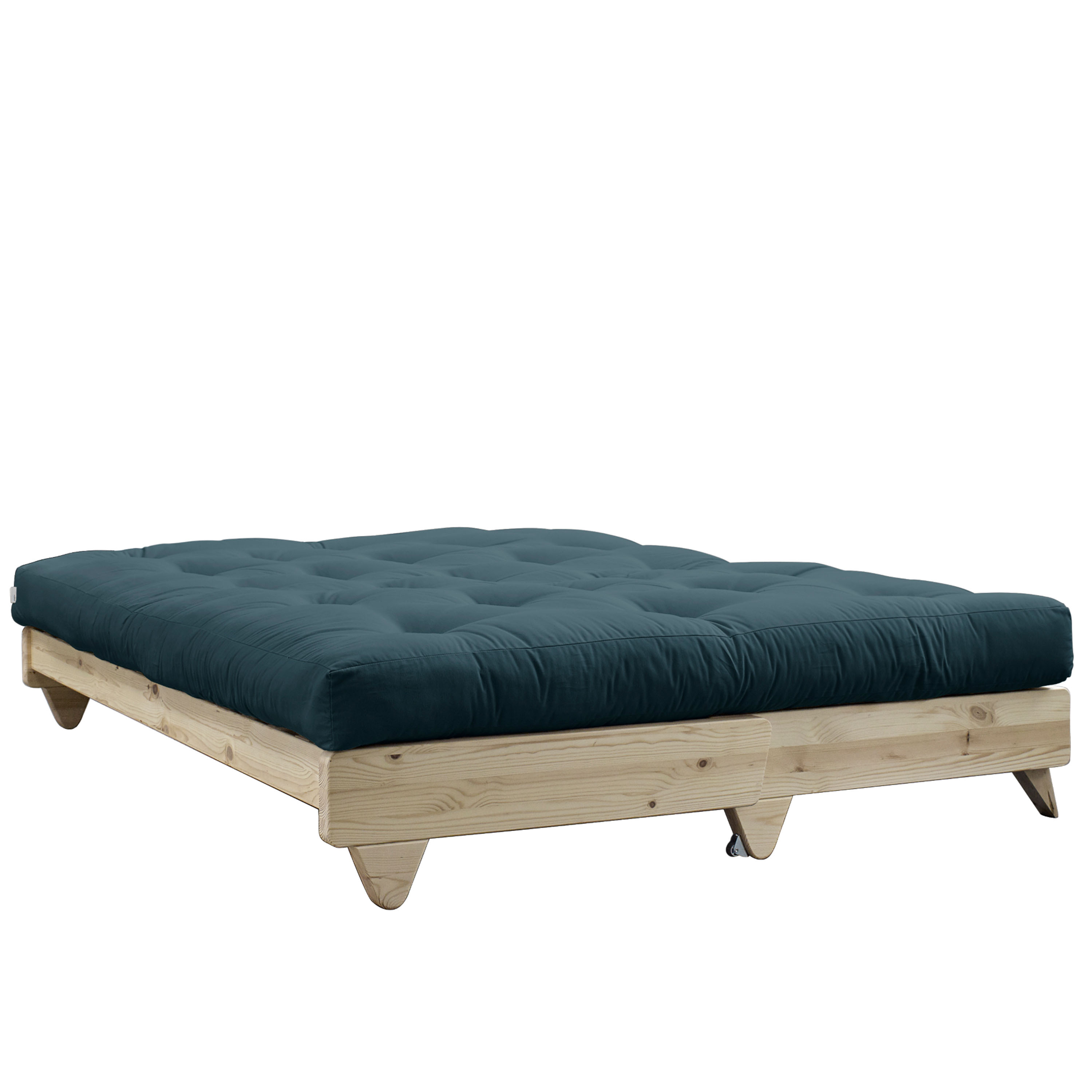 Karup Design Fresh Sofa Bed Natural/Petrol Blue 200cm