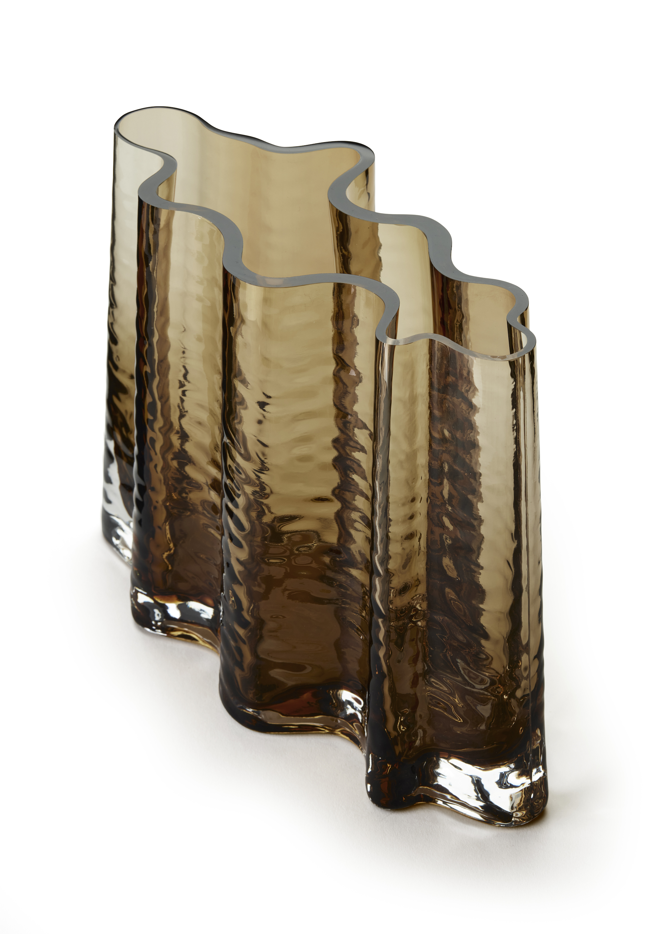 Cooee Design - Gry Breite Vase Cognac 24cm