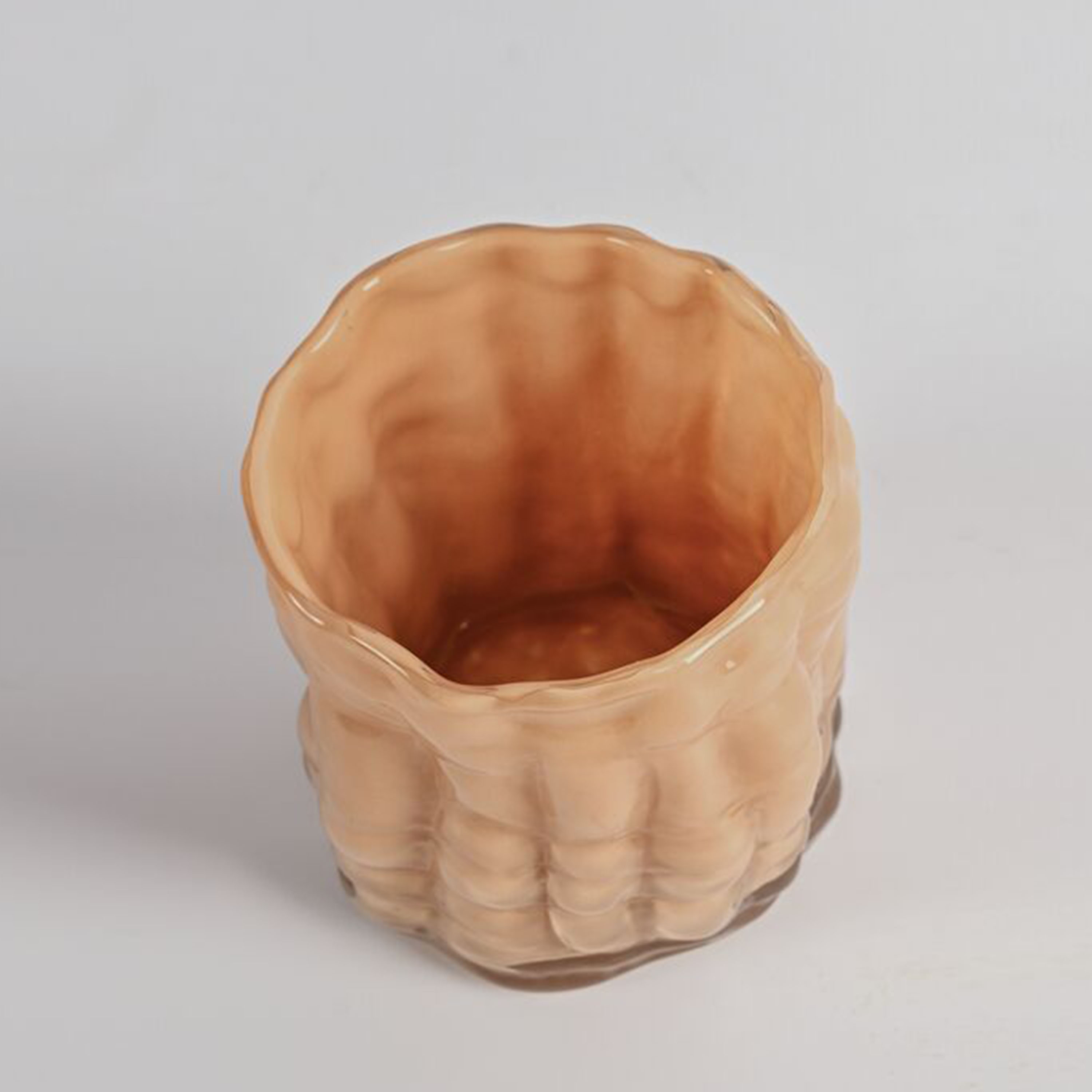 Byon Laranne Ljuslykta Peach 10cm