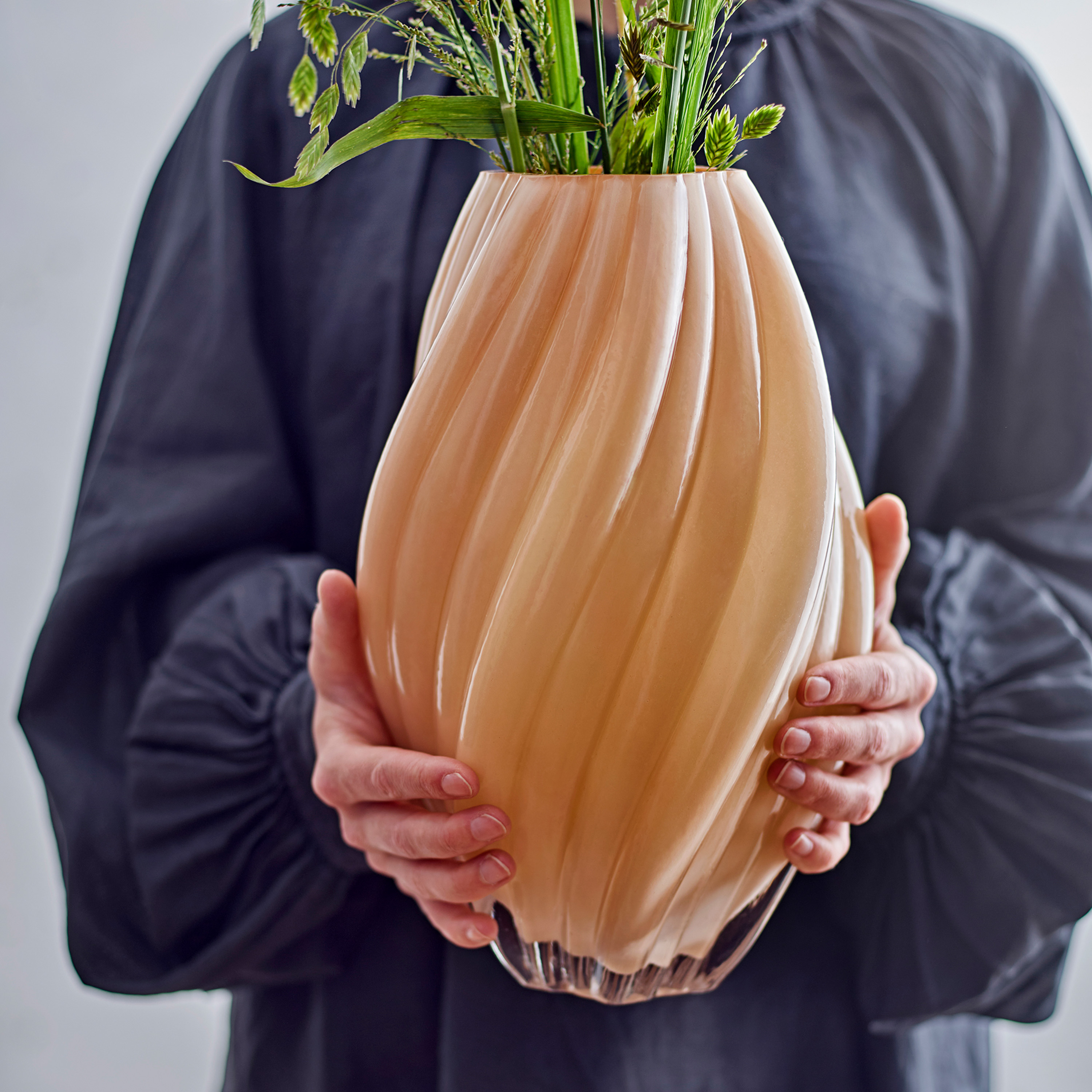 Bloomingville Kanji Vase Nature 30cm