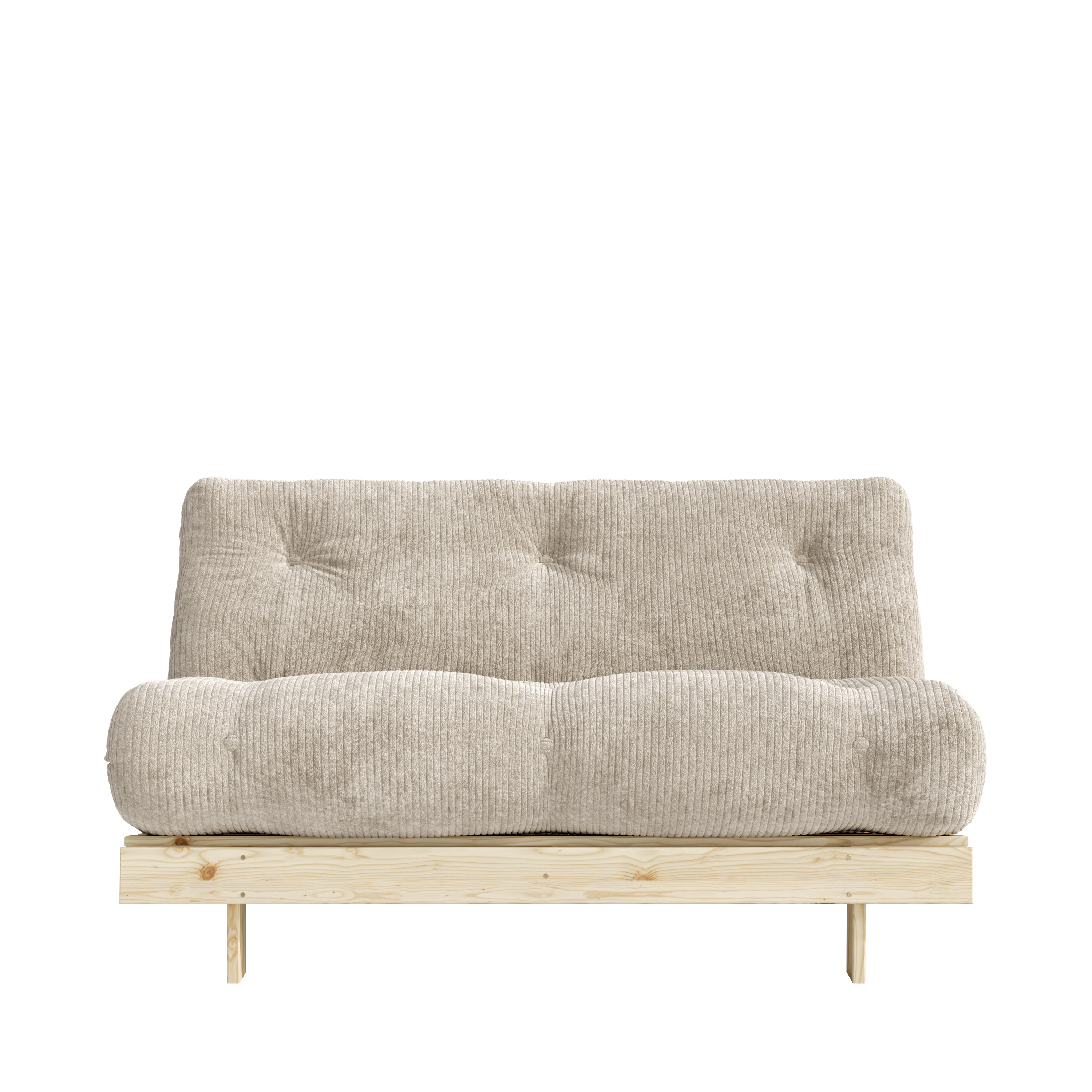 Karup Design Roots Sovesofa Raw/Soft Cream 140cm