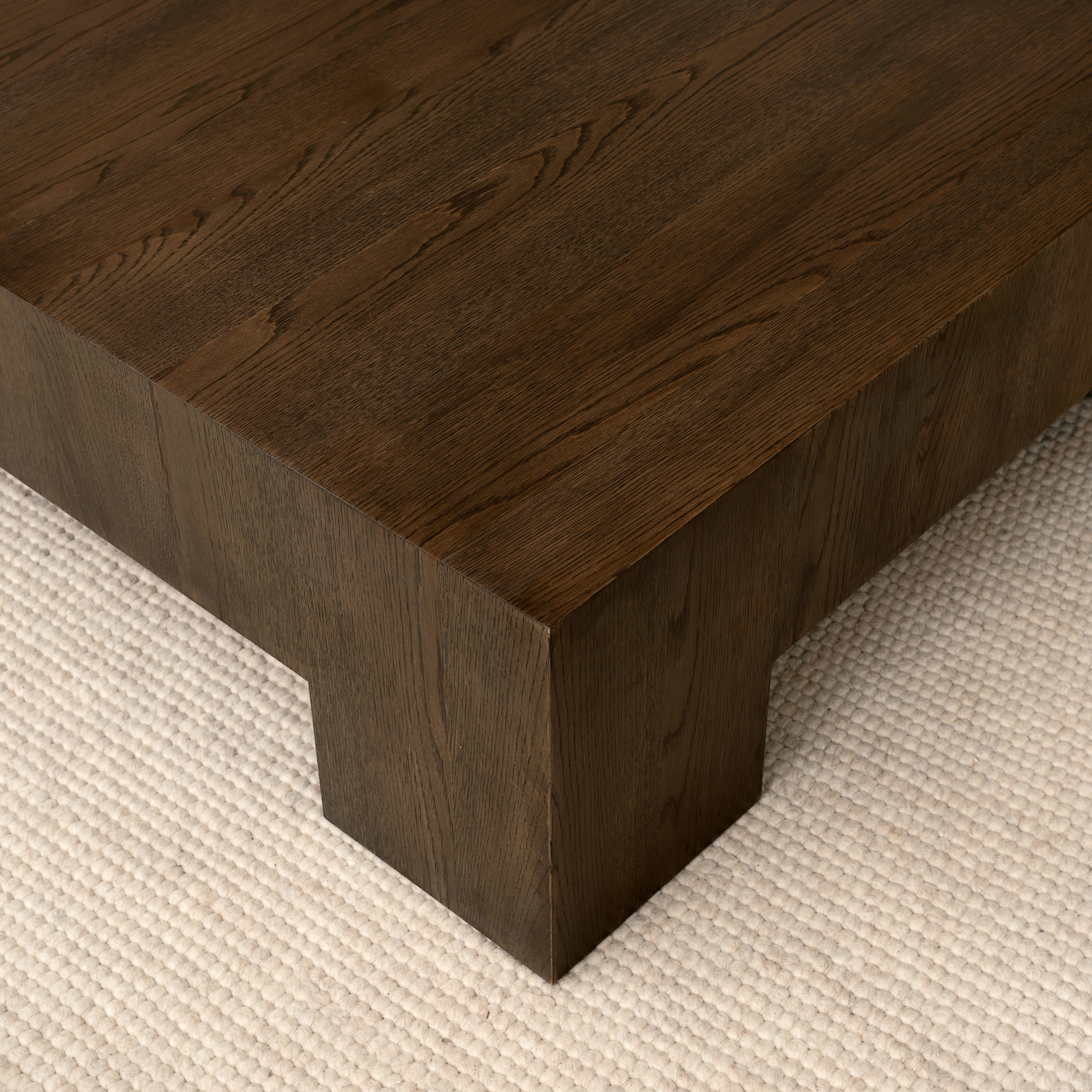 Sleepo Collection Chunky Soffbord Brunbetsad Ek 130x70