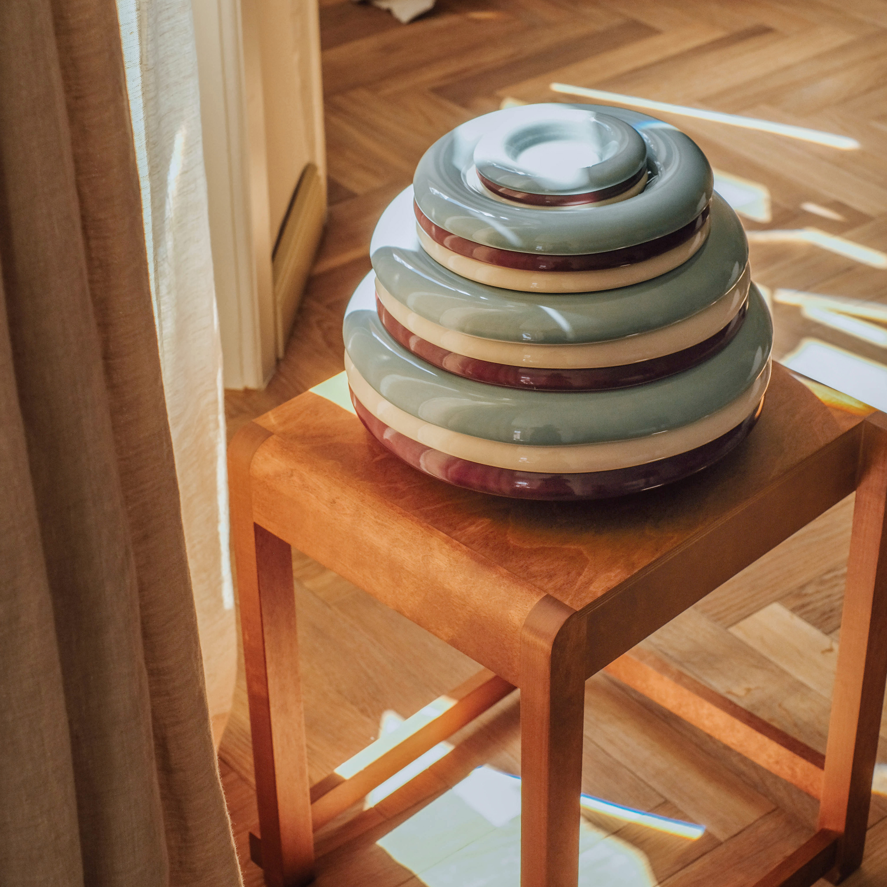 Bergs Potter Lily Untersetzer glasiert Sandstone Ø21