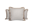 Pienza Kuddfodral Linne Beige/Beige 40x80