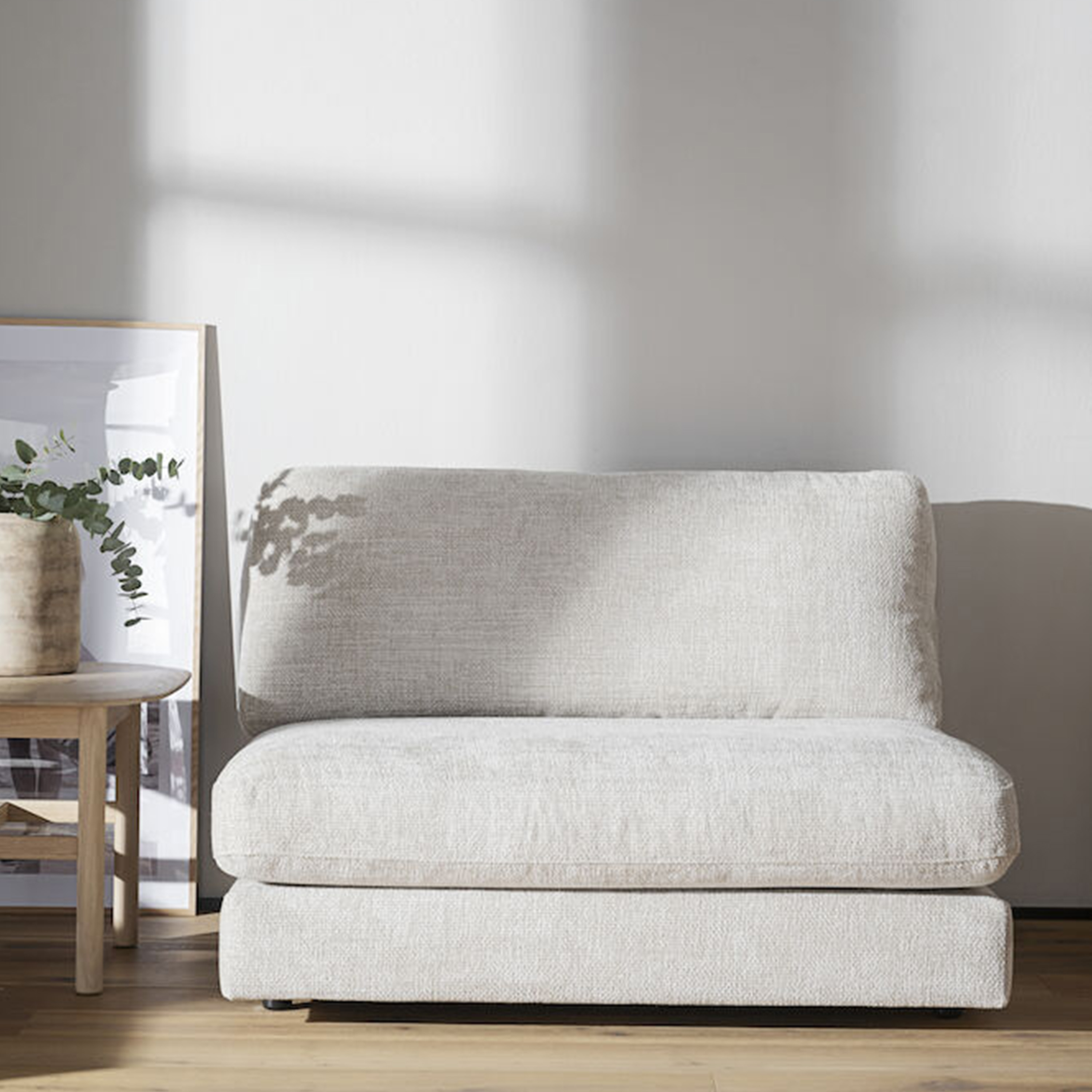 Rowico Home Duncan 1.5-sits Mittmodul Ljusgrå