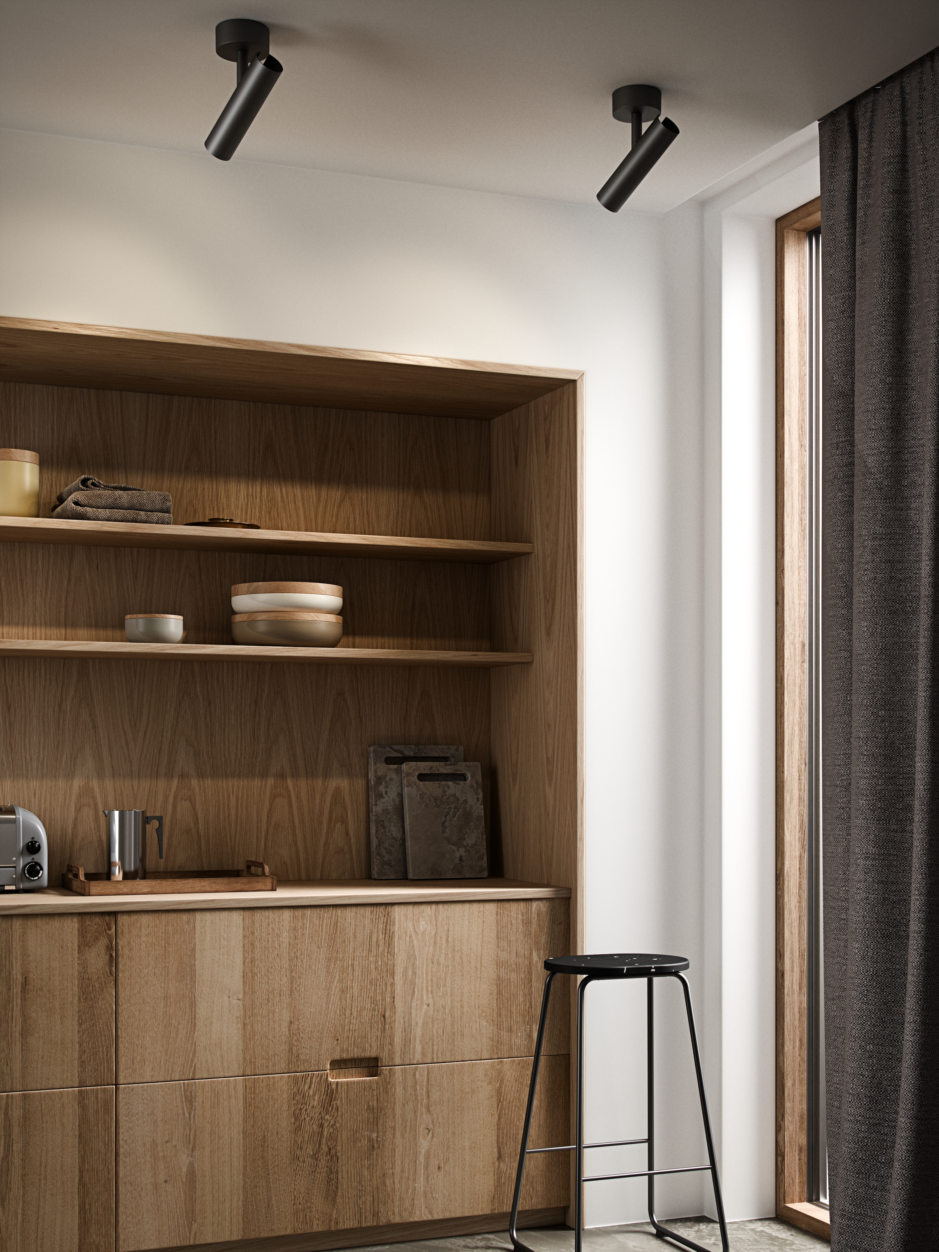 Design For The People MIB Plafond Spotlight Svart