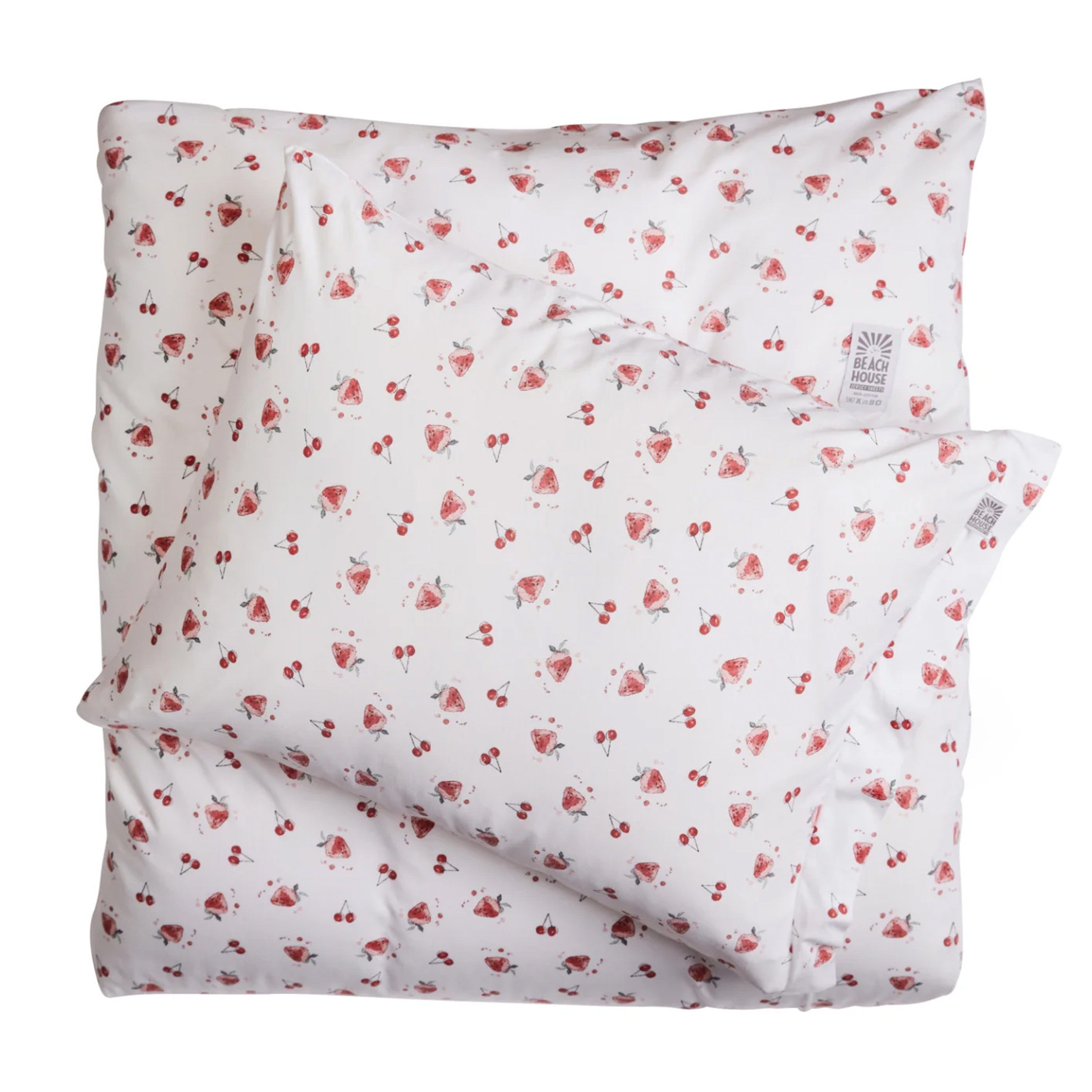 Beach House Company - Cherry Påslakan 150x210 - Vit