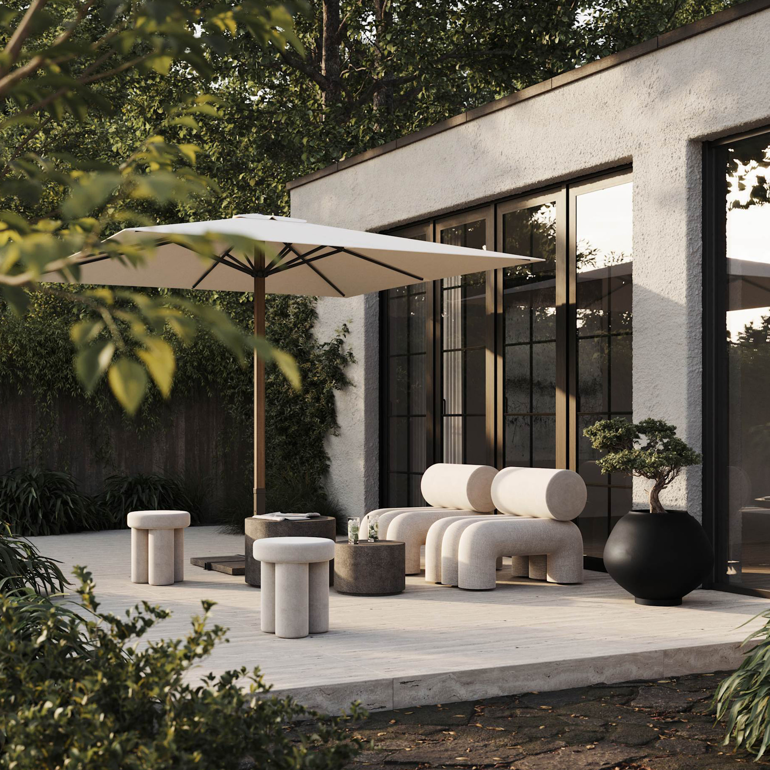 101 Copenhagen Sunao Ruukku lautasella Musta Hexa