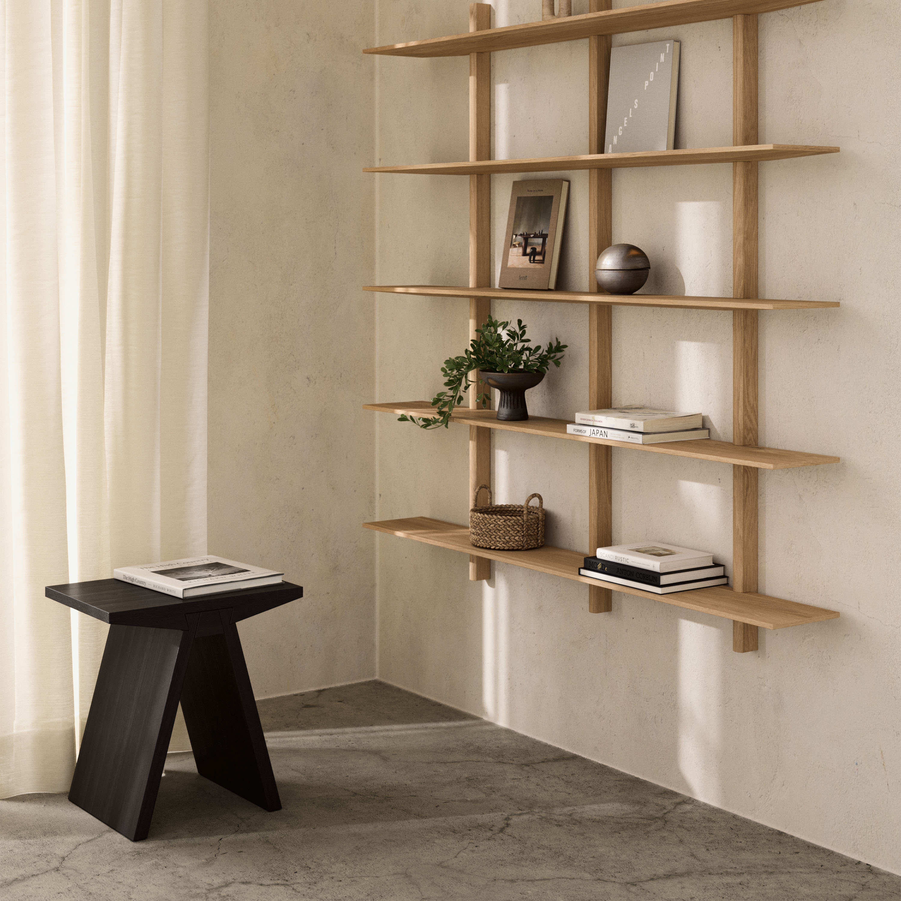 Muubs Angle Krakk Black Stain/Oil Ash 45x29