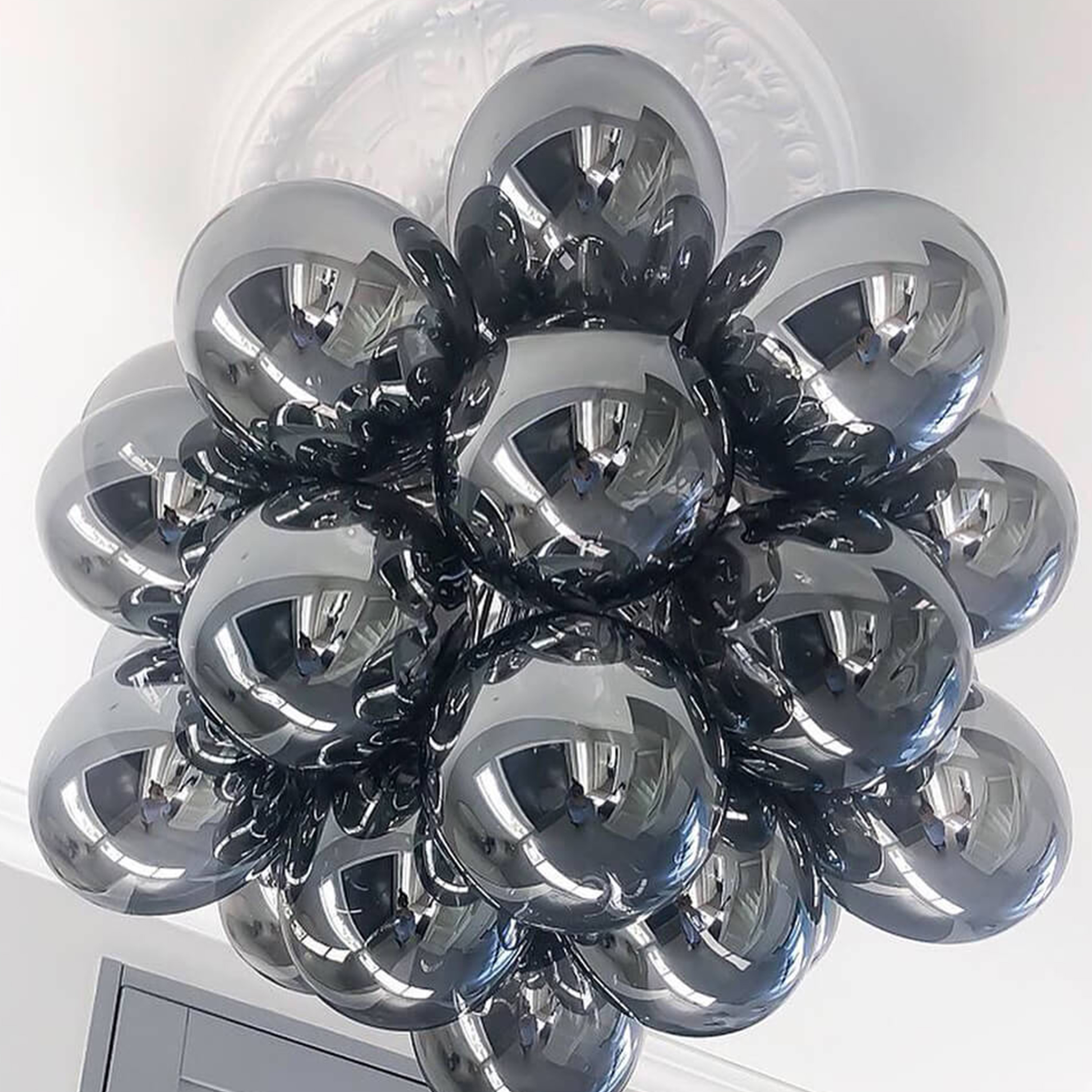 By Rydéns Gross Grande Taklampa Rökgrå