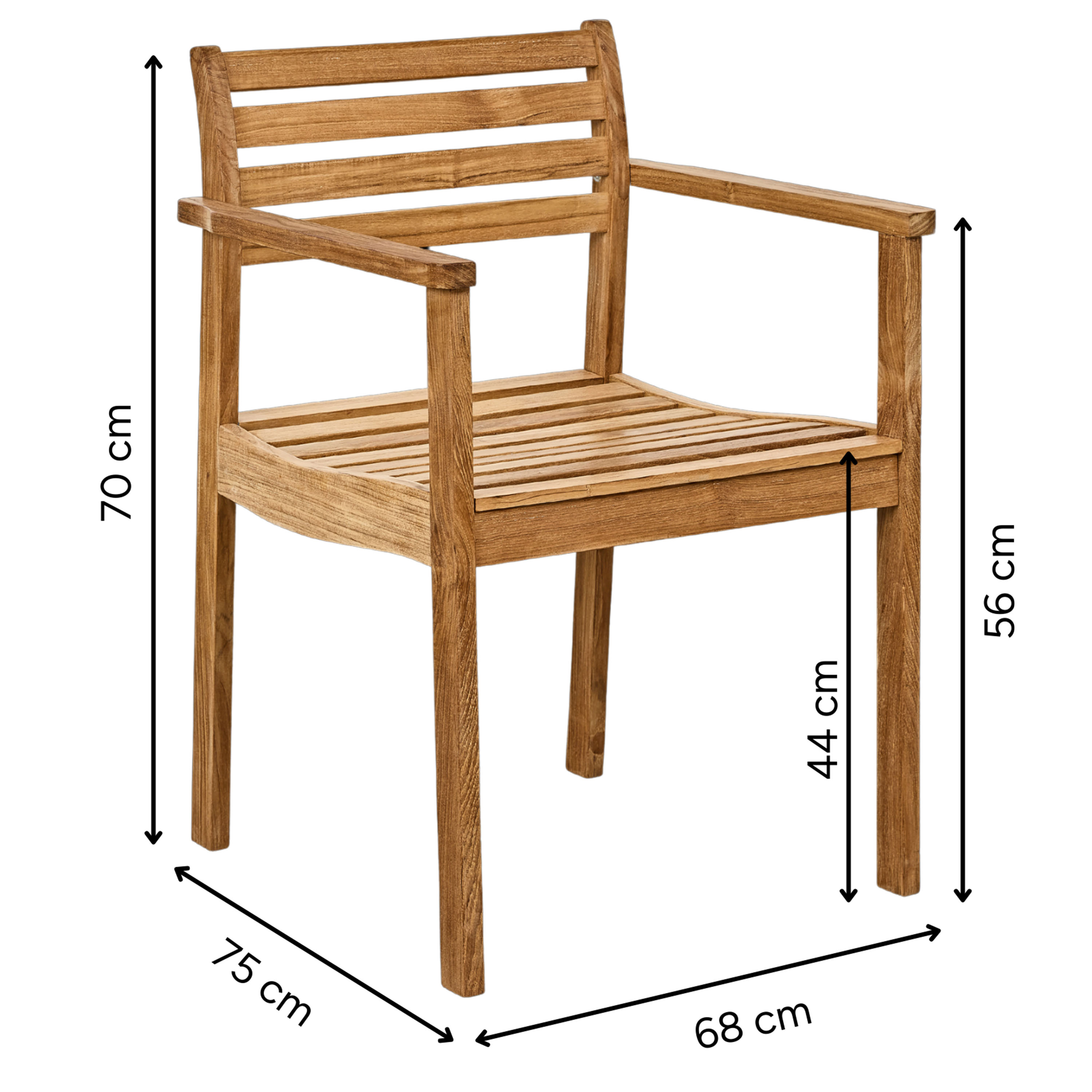 Cinas Rosenholm Spisegruppe Teak 210cm