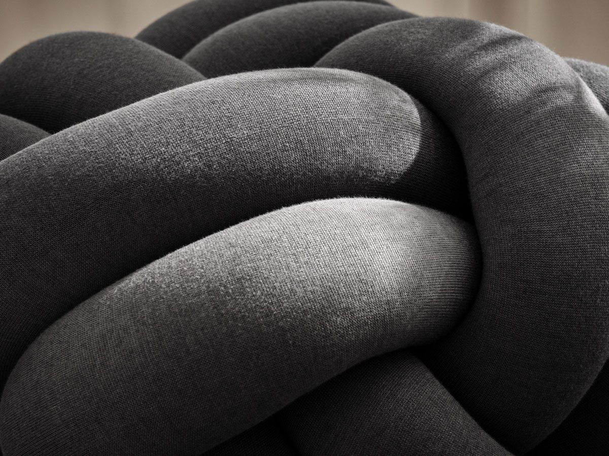 Design House Stockholm Knot Sittpuff XL Grey