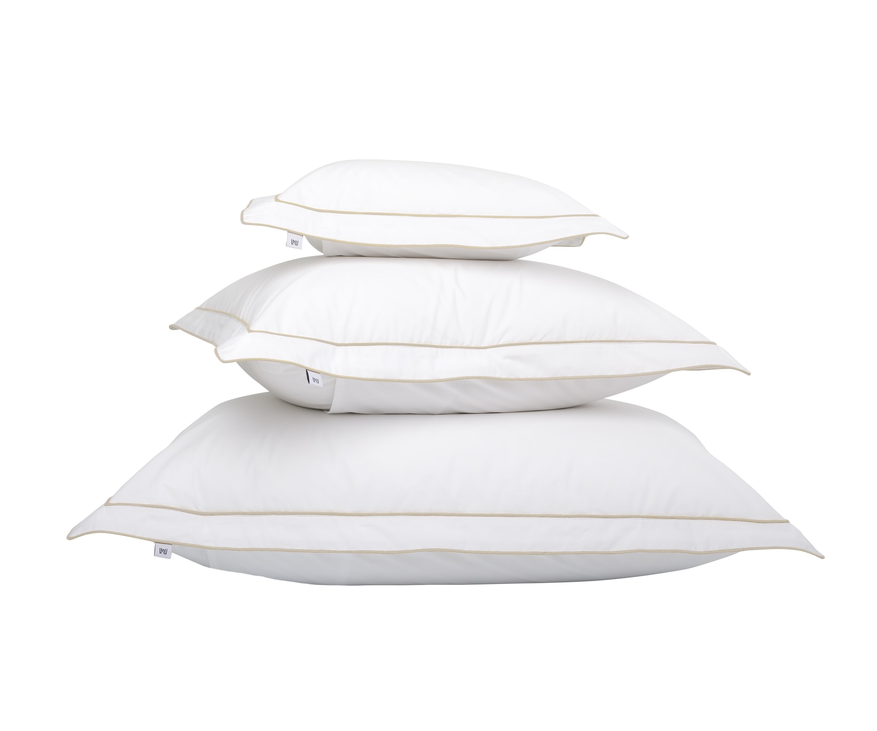 Mille Notti Allegro Örngott EKO Vit/Beige 50x60