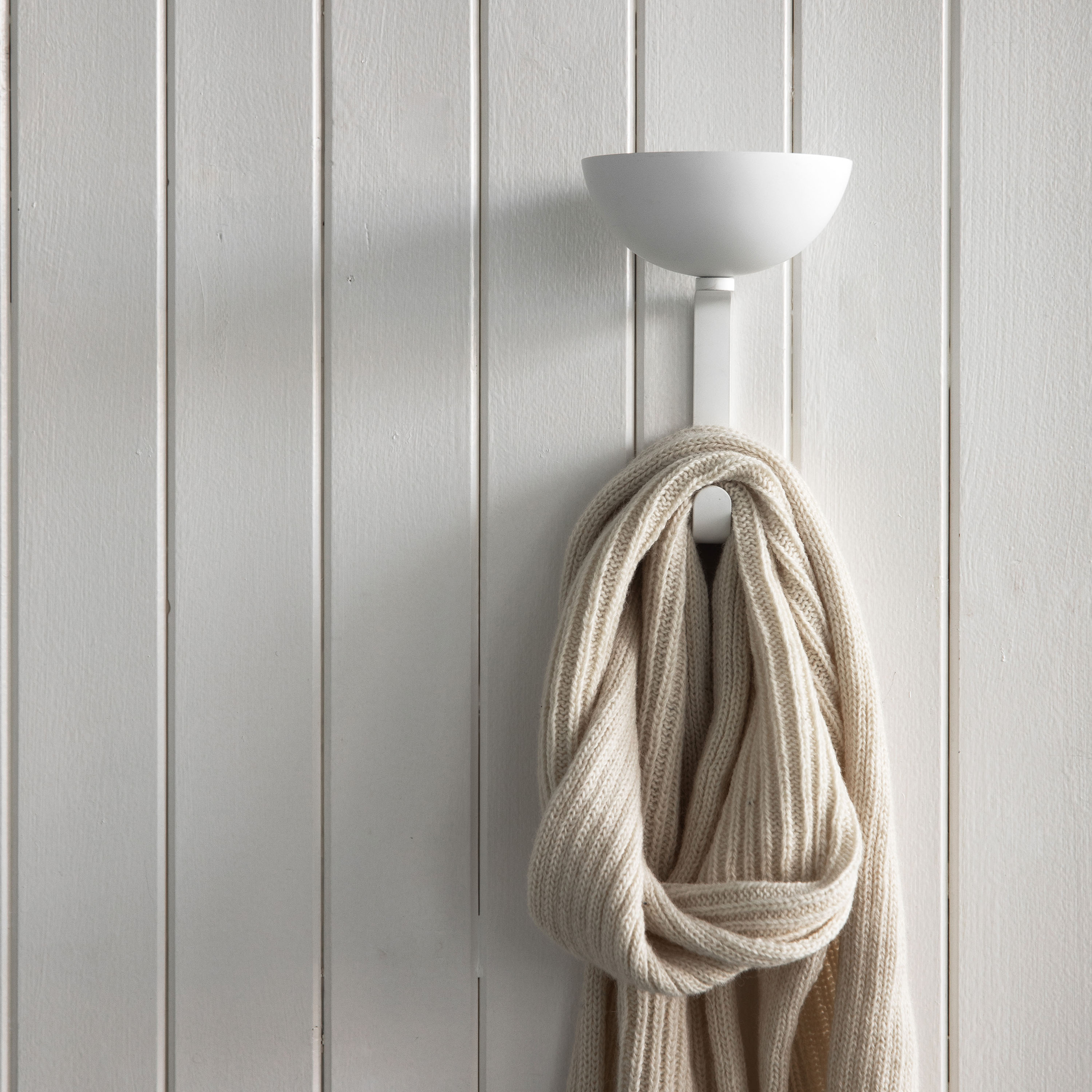 Northern Nest Väggkrok White Matt