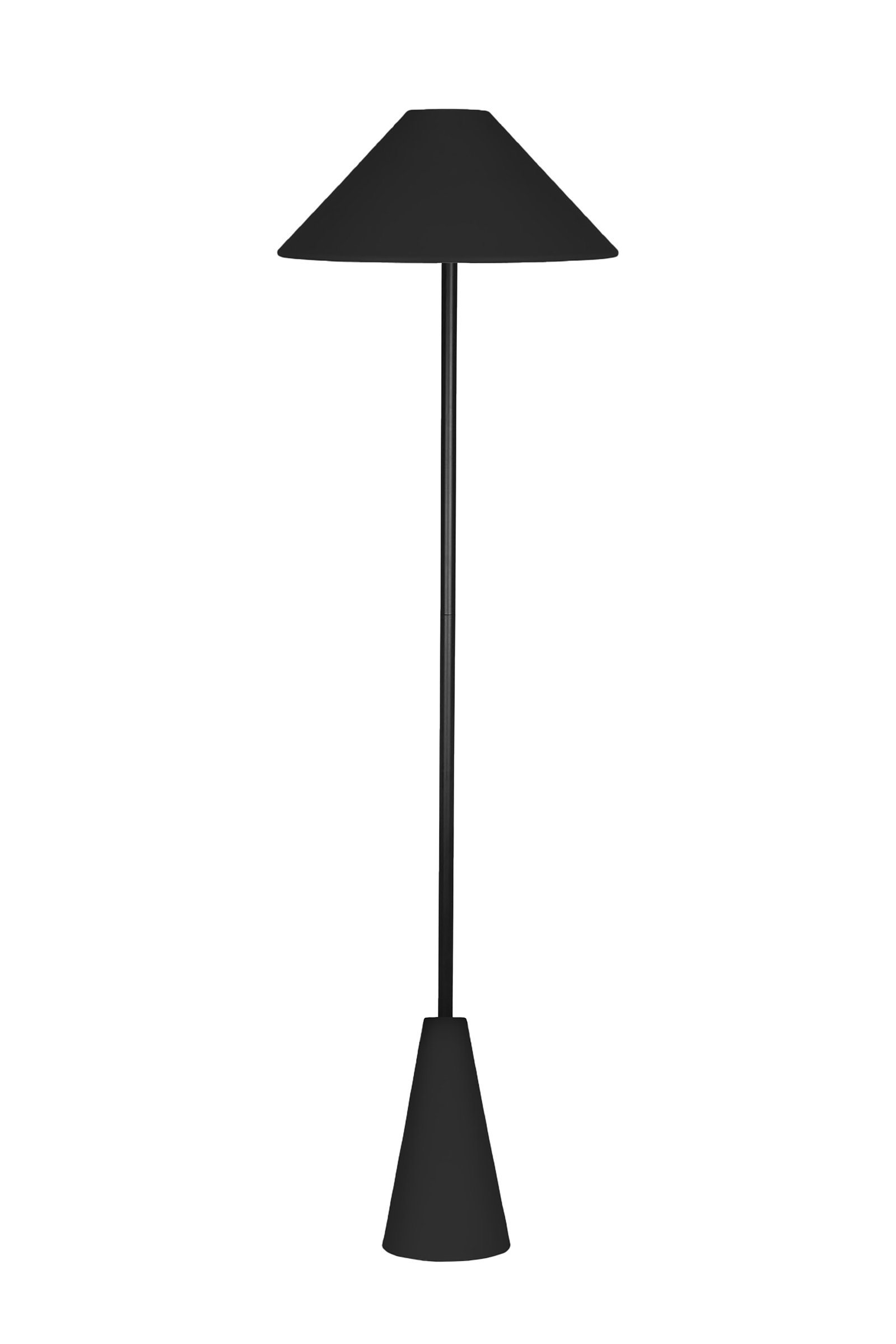 Globen Lighting - Cannes Golvlampa Svart - Brun