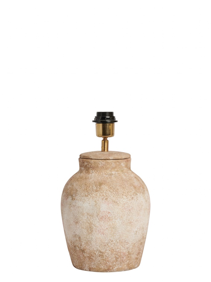 Watt & Veke - Sigrid Lampfot White/Rust - Beige