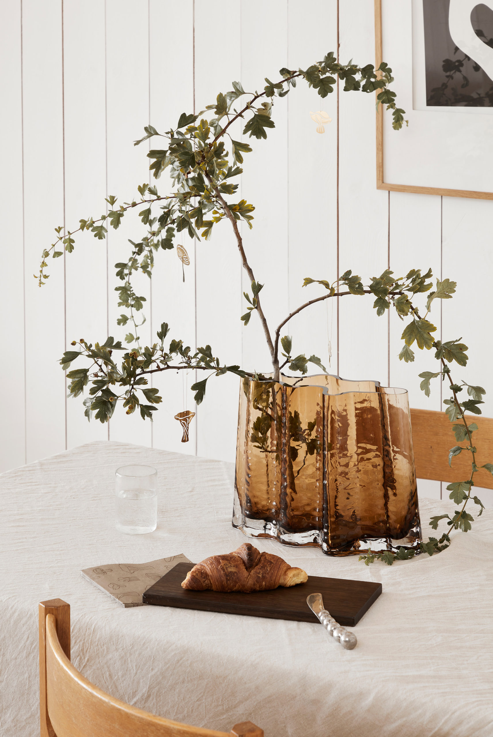 Cooee Design Gry Wide Maljakko Cognac 24cm