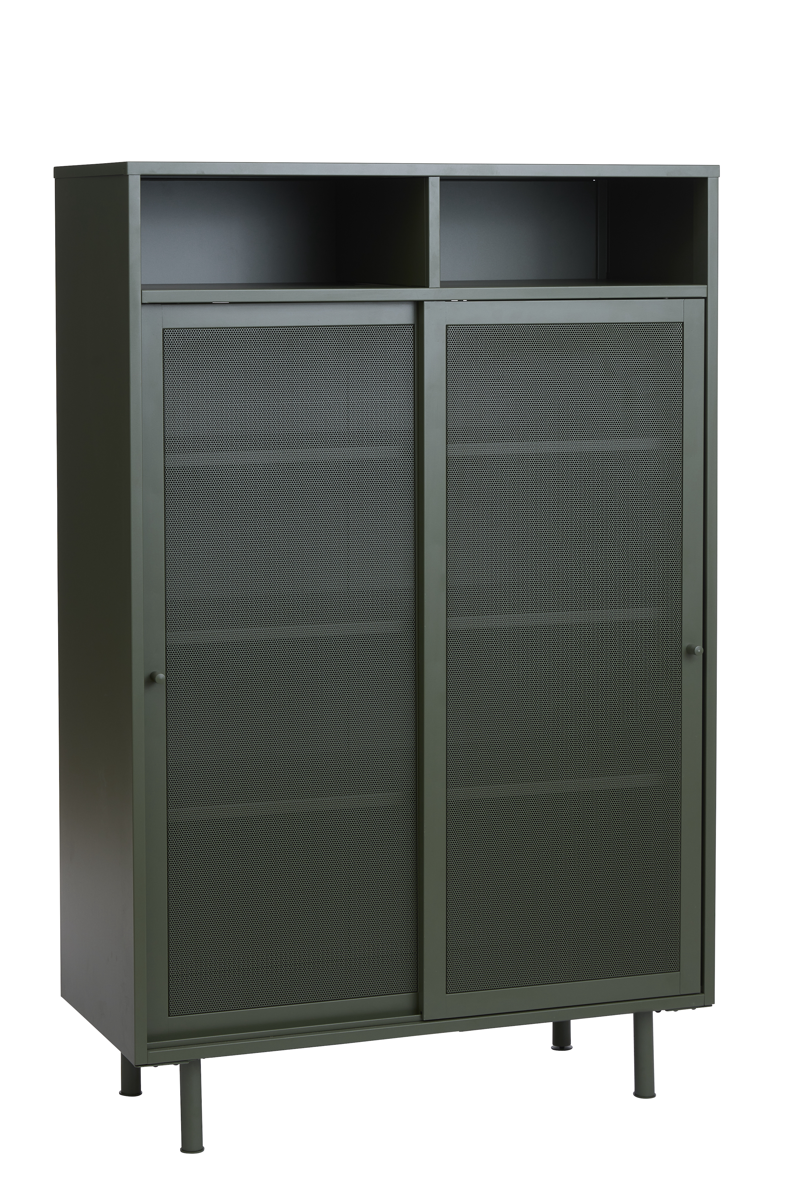 Nordic Home - Isaac Skåp Olive Green 140cm - Grön