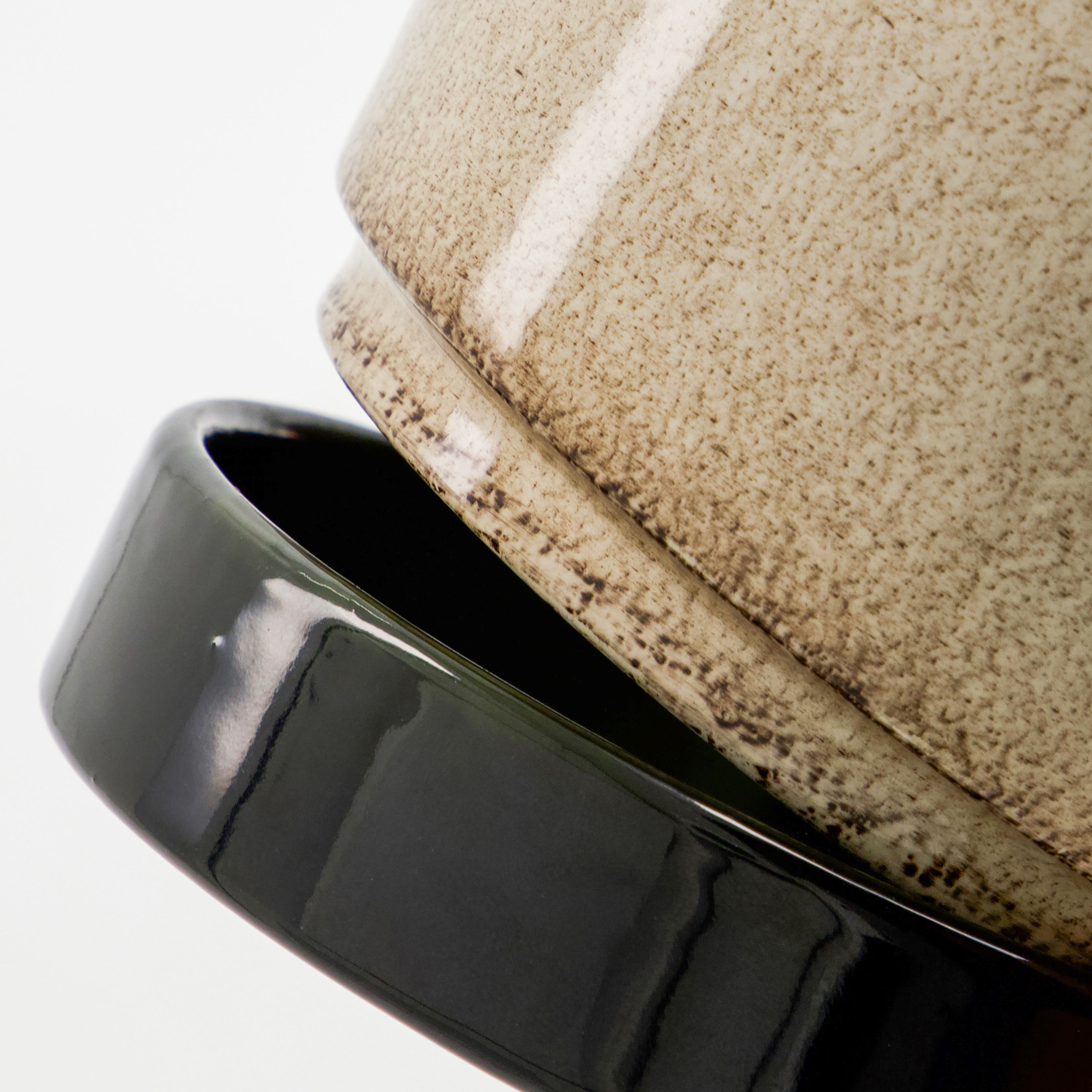 House Doctor Lima Blumentopf Beige Grün 2er-Pack