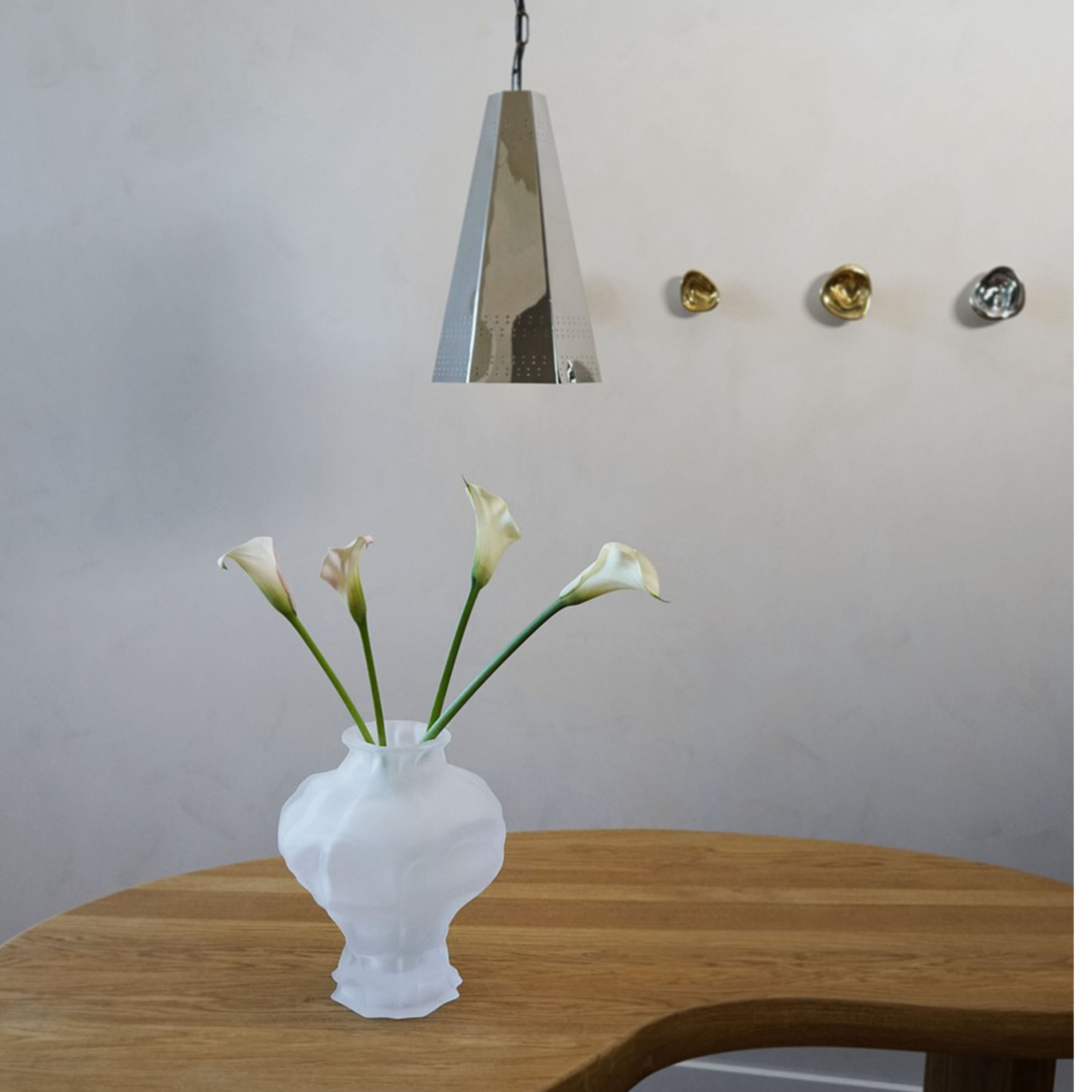 Hein Studio Ammonit Maljakko Huurrettu 30cm