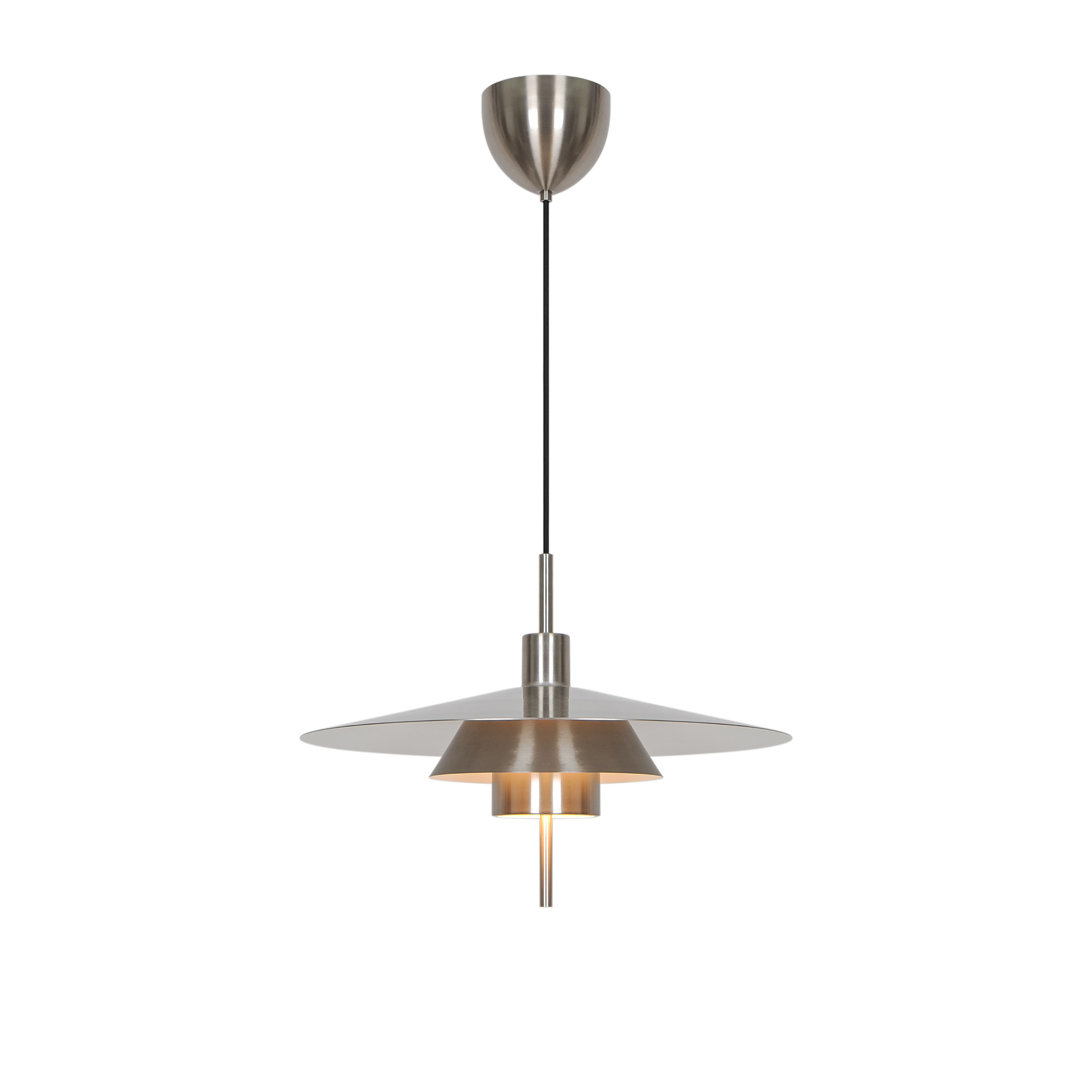 Latika Taklampa Borstat Krom Ø45