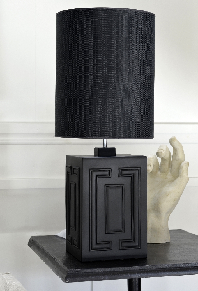 Hallbergs Belysning Stucco Lampfot Svart Matt