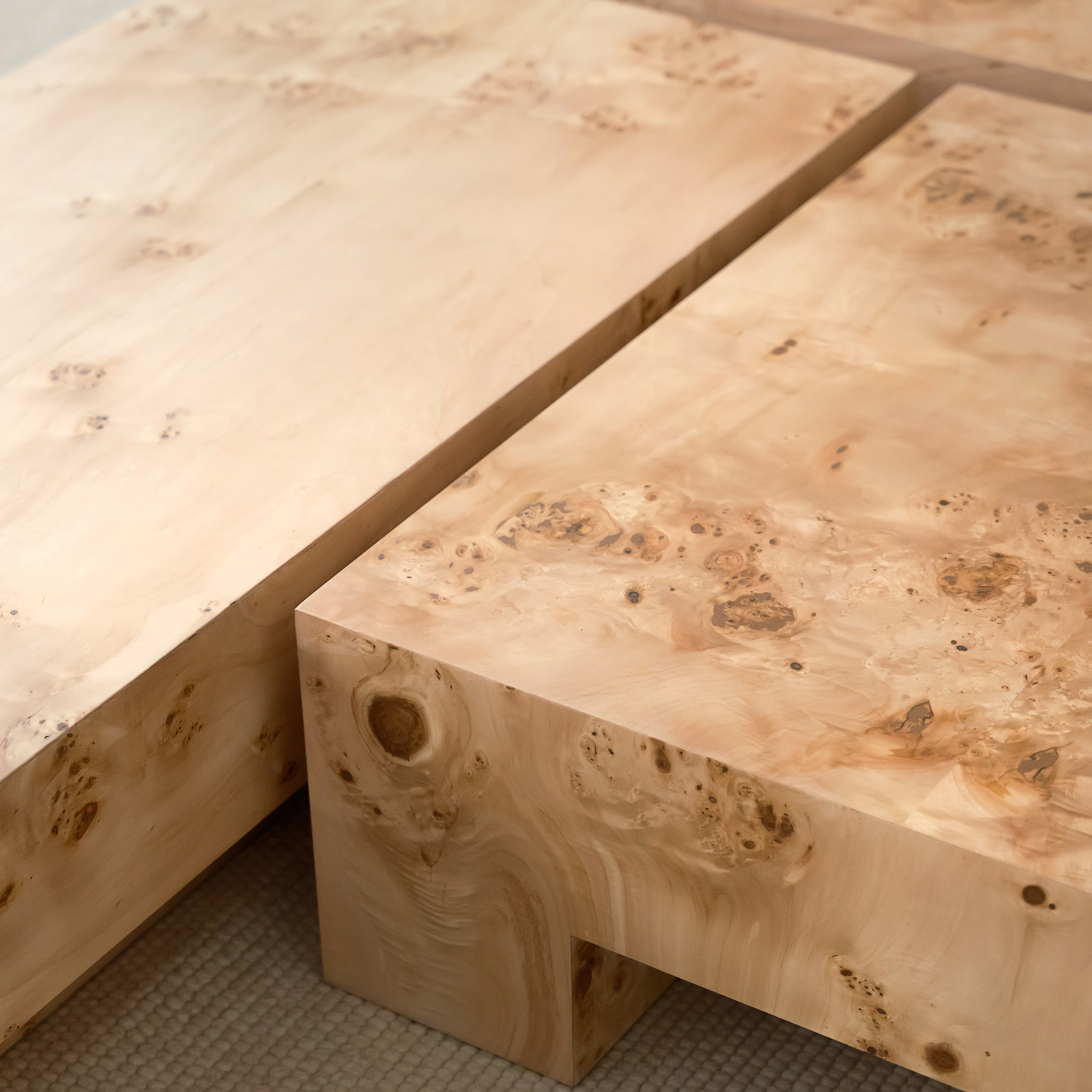 Sleepo Collection Chunky Soffbord Poppel 90x90