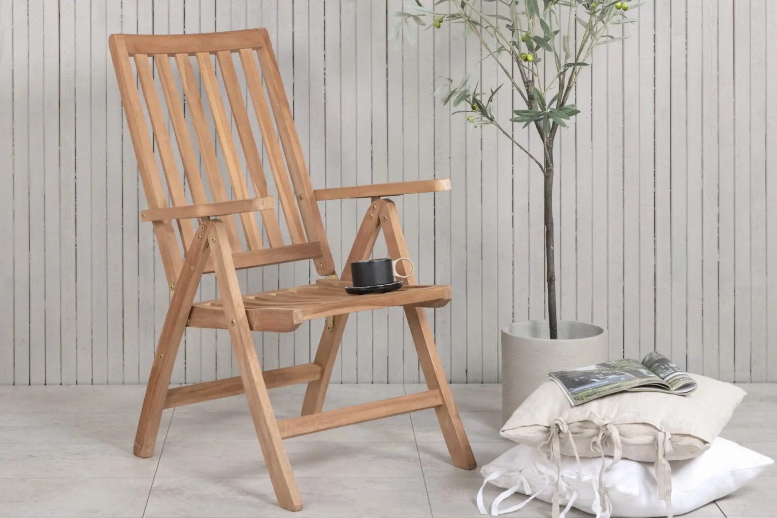 Venture Home Kenya Positionsstol Armstöd  Teak