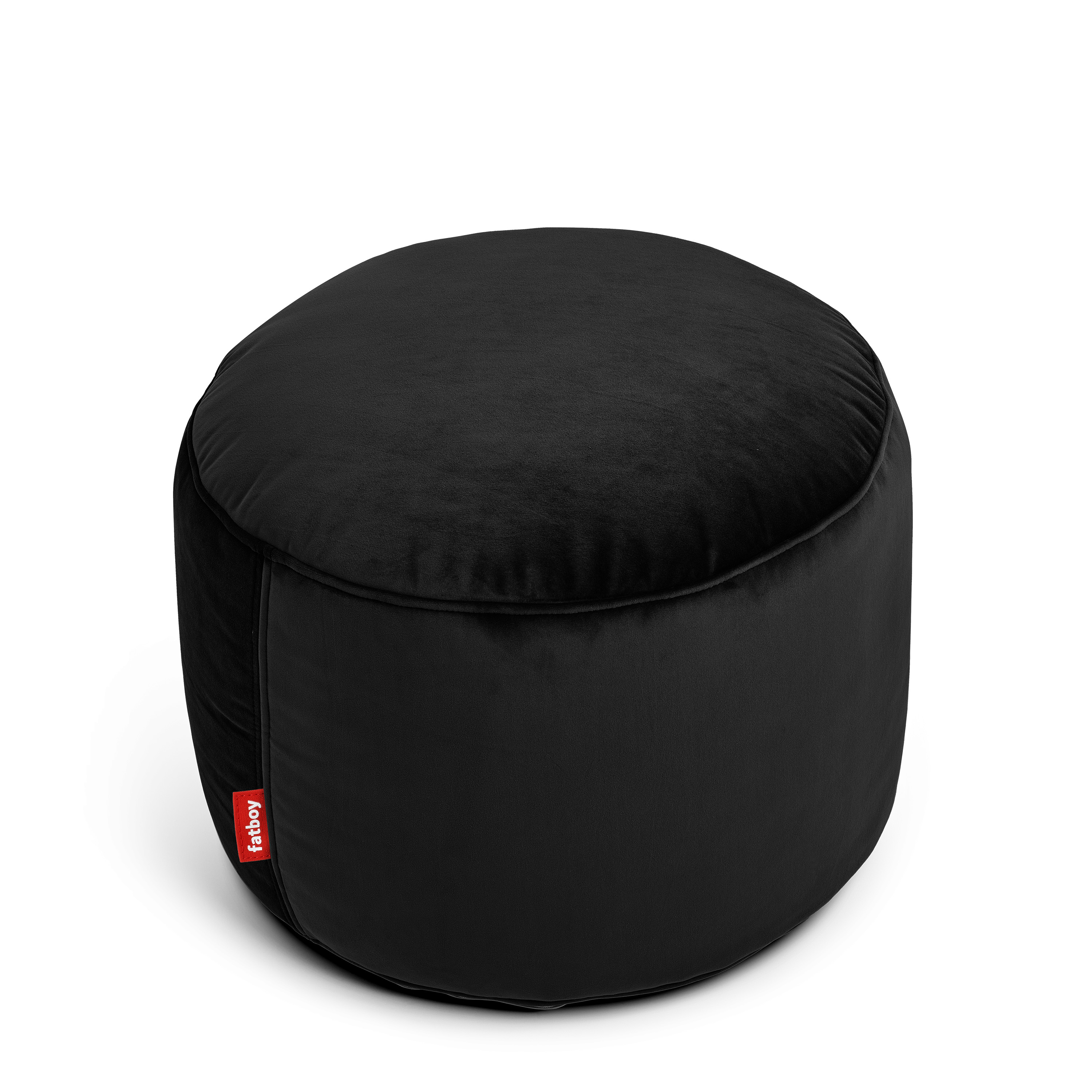 Fatboy - Point Recycled Velvet Sittpuff Black - Svart