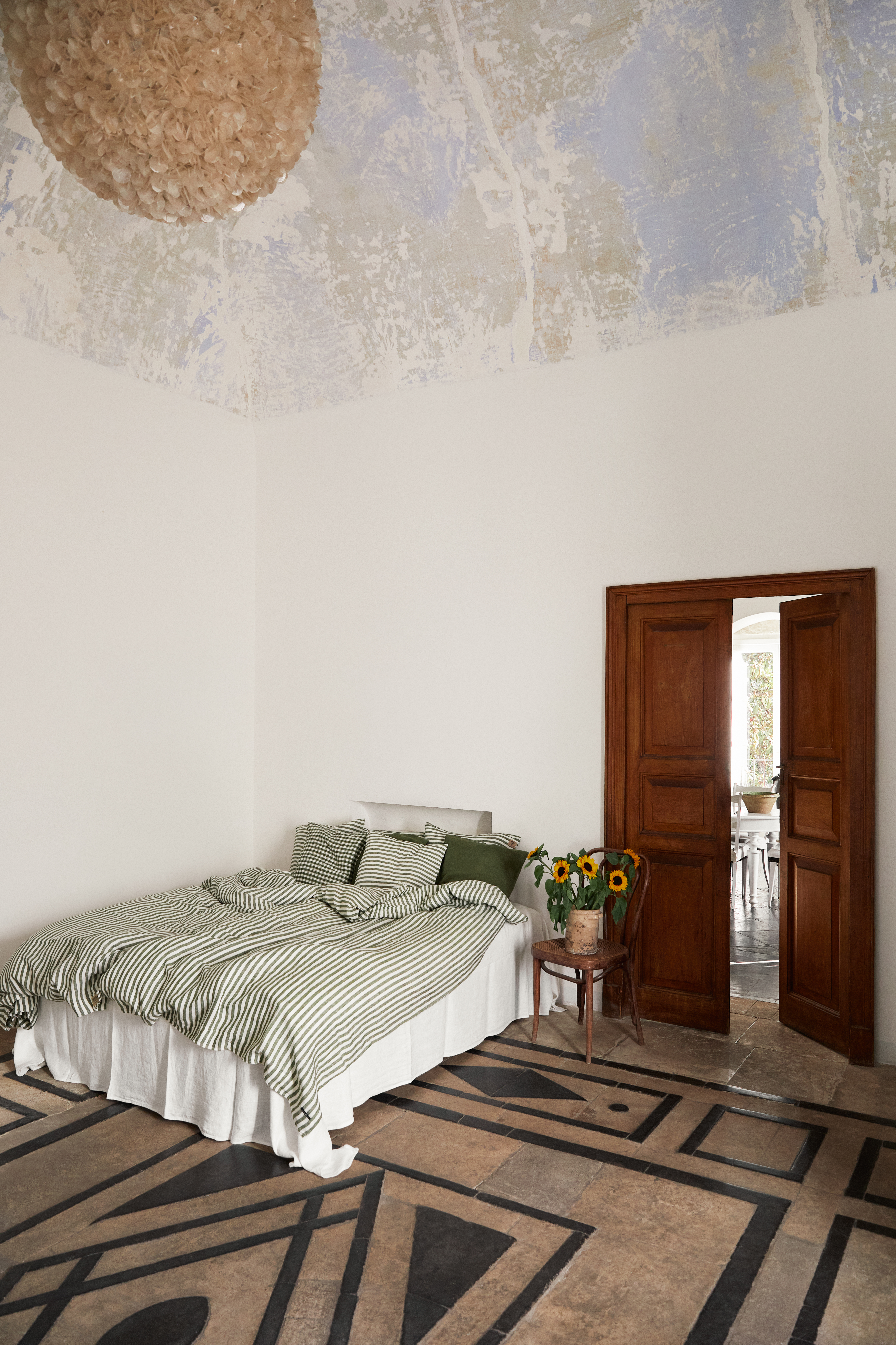 Lovely Linen Misty Örngott Linne Edge Jeep Green 50x60