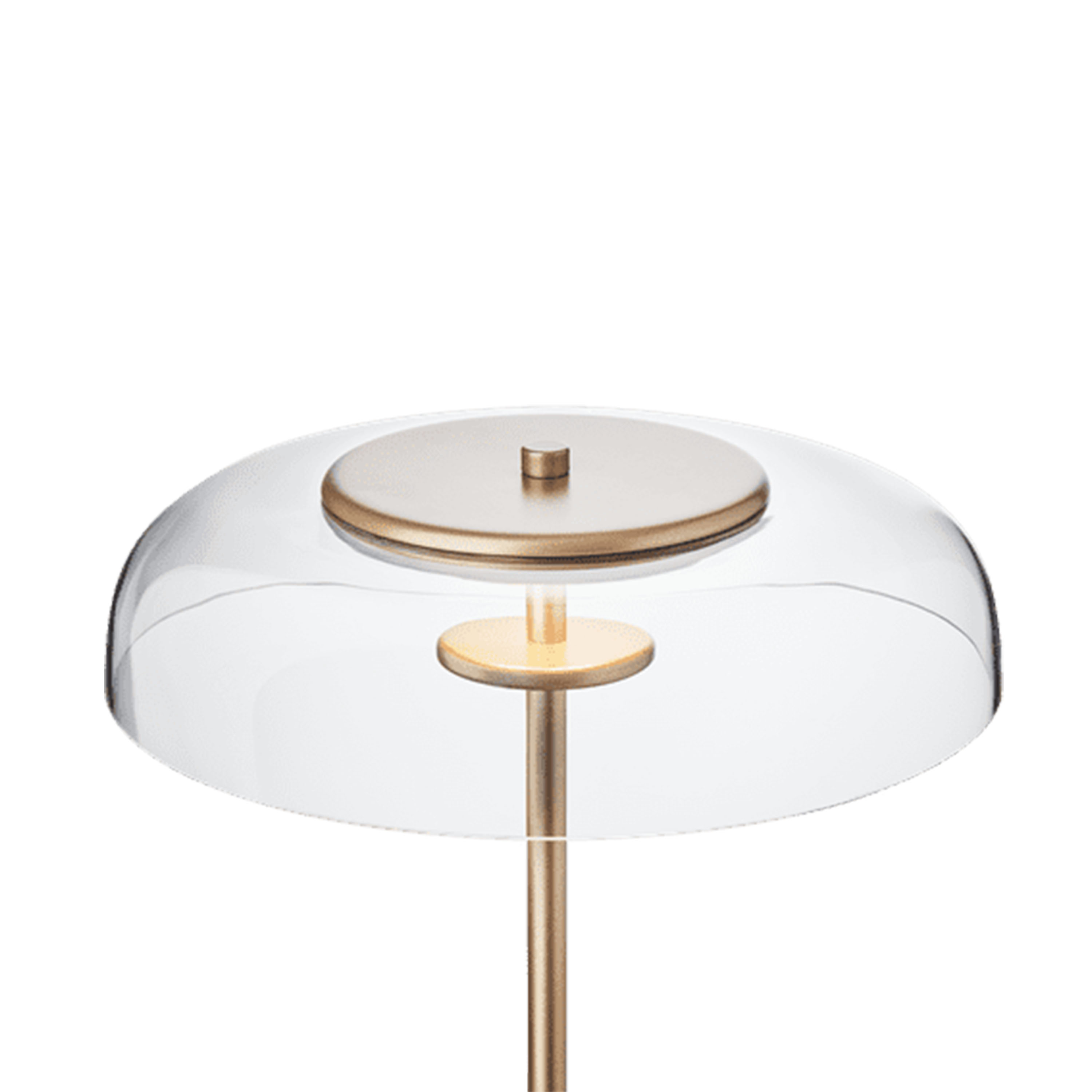 Nuura Blossi Golvlampa Nordic Gold/Clear