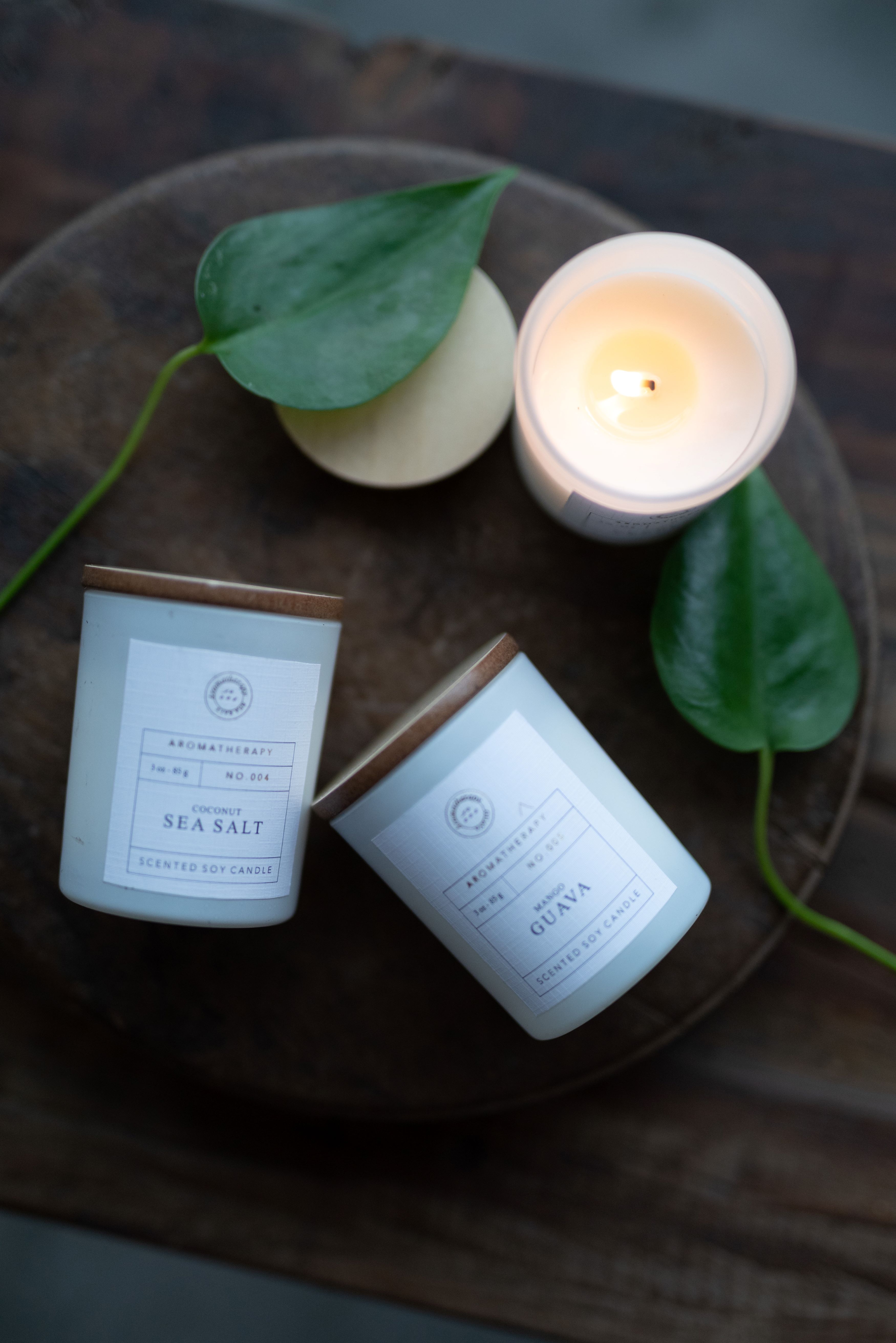 Wikholm Form Yasu Doftljus Aroma/Sea Salt 9cm