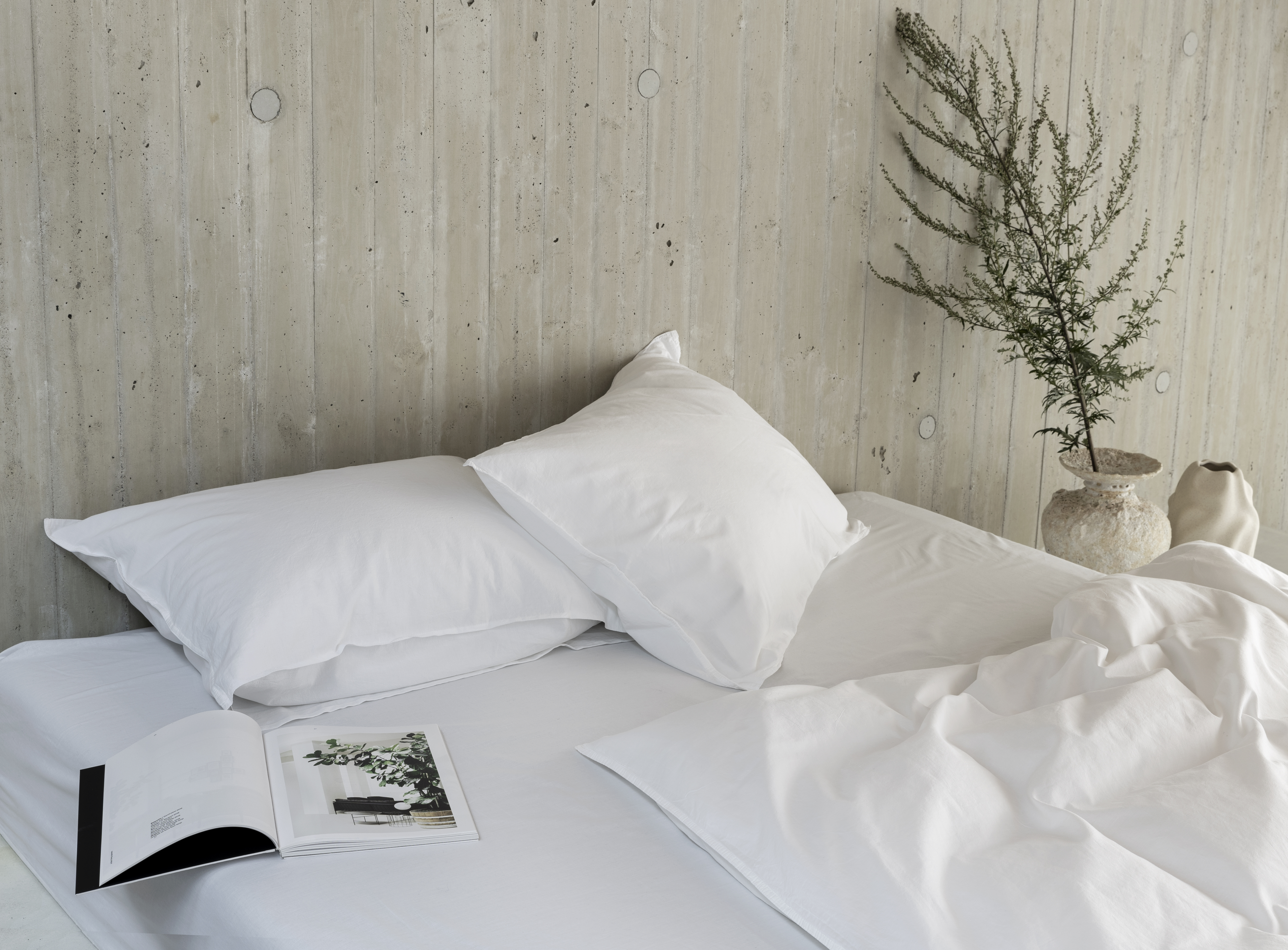 Høie Frøya Pussilakanasett Valkoinen 150x210/50x60