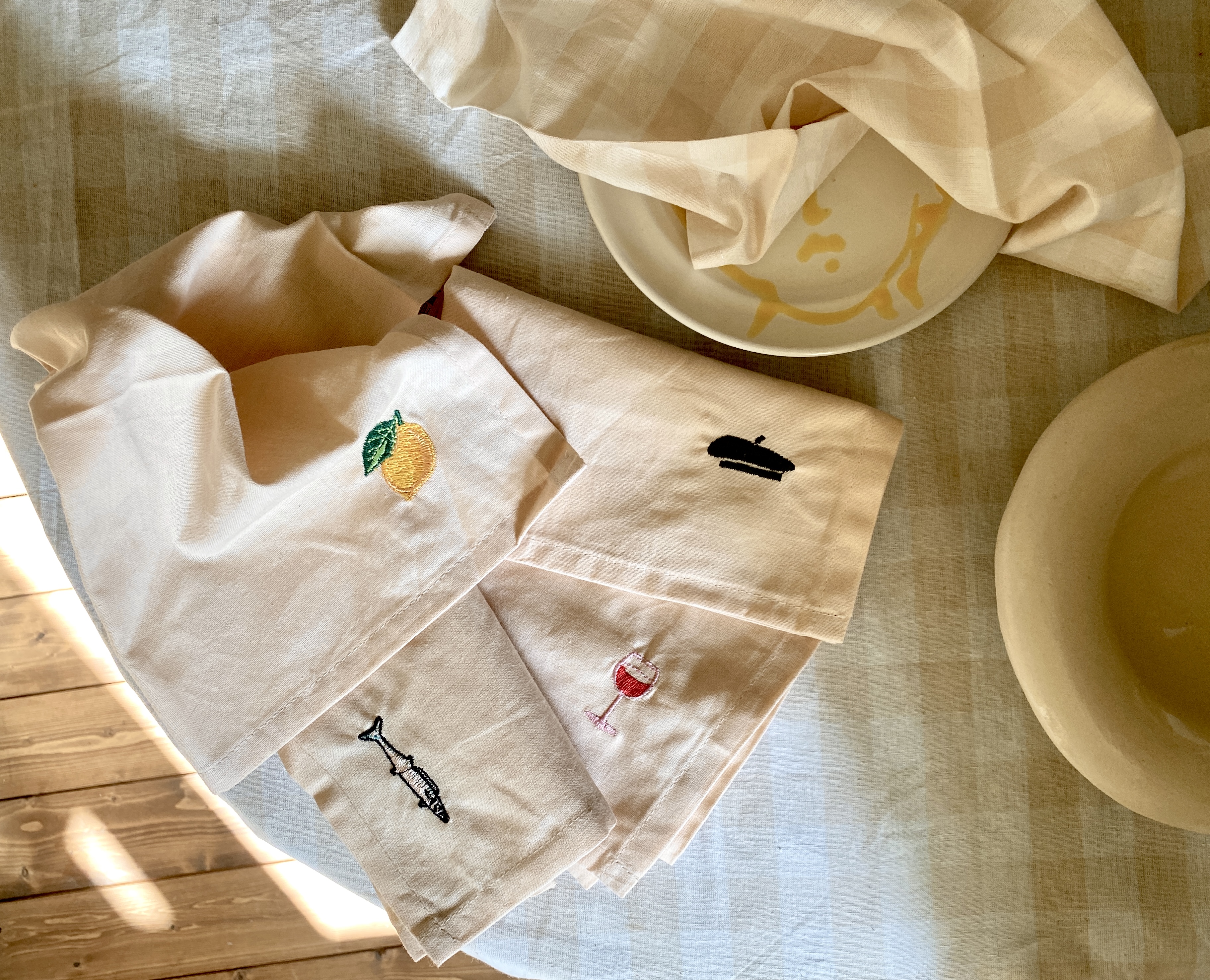 Midnatt Déjeuner Servett 4-pack