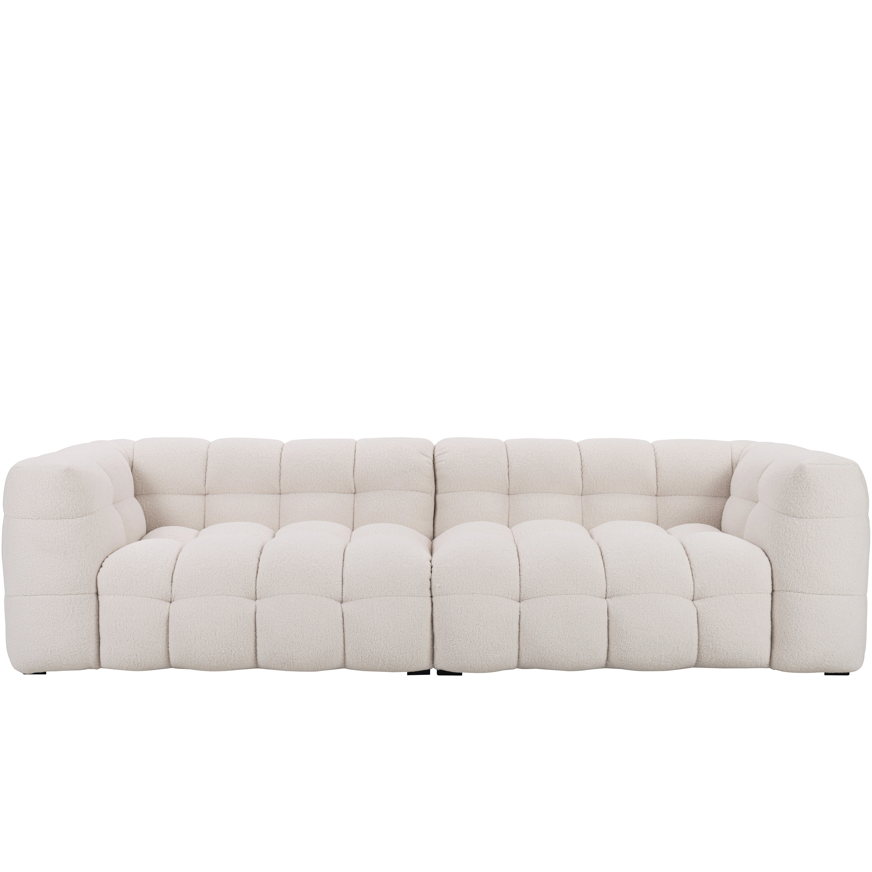 Billie 4-Sitzer Sofa in Creme Teddy