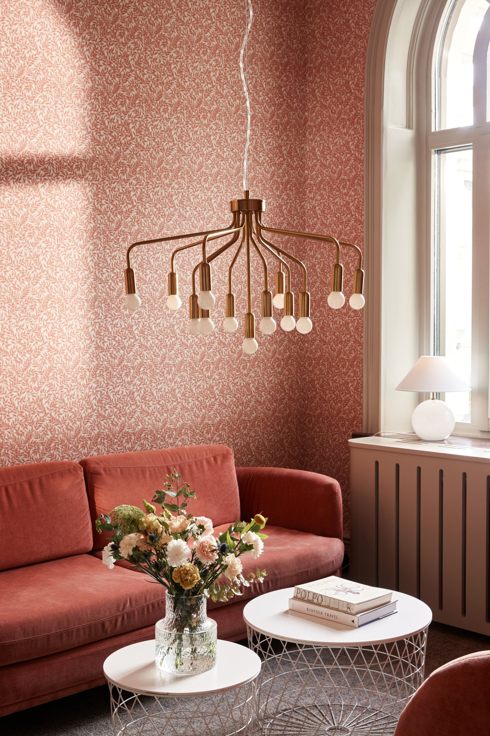 Globen Lighting Roots Taklampe Børstet Messing Ø70