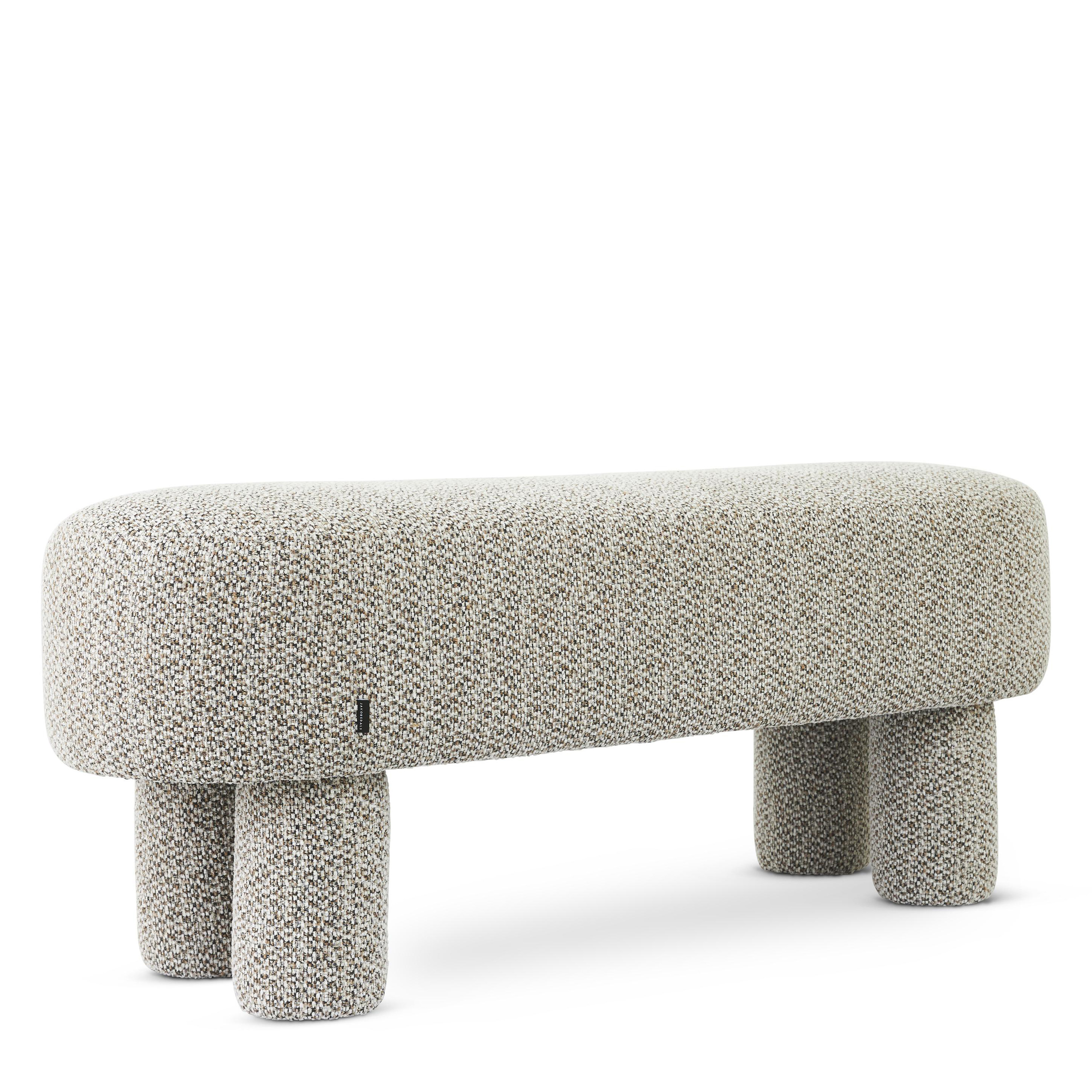 Quinn Bank Grau L 120cm