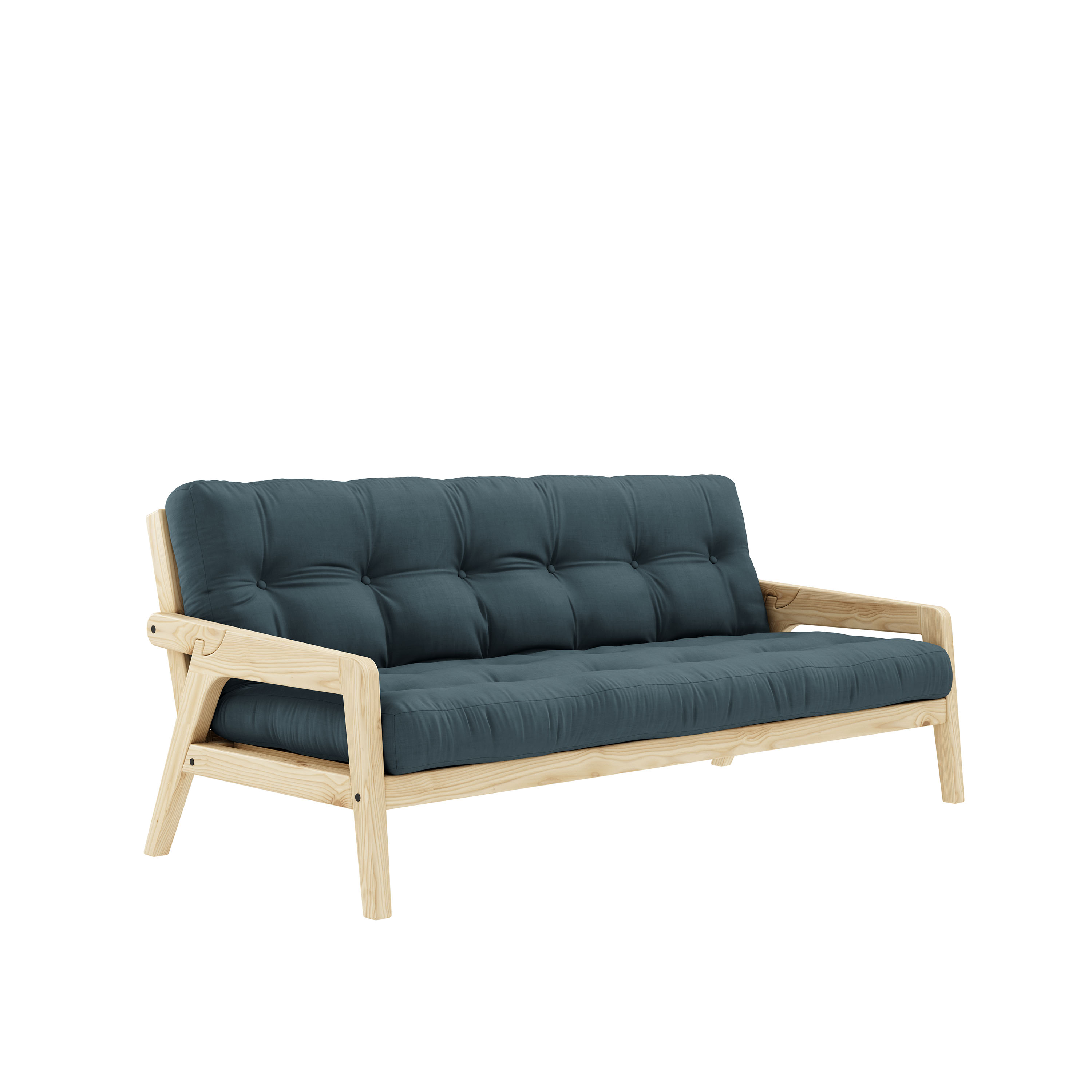 Karup Design Grab Sovesofa Natur/Petrol Blue 204cm
