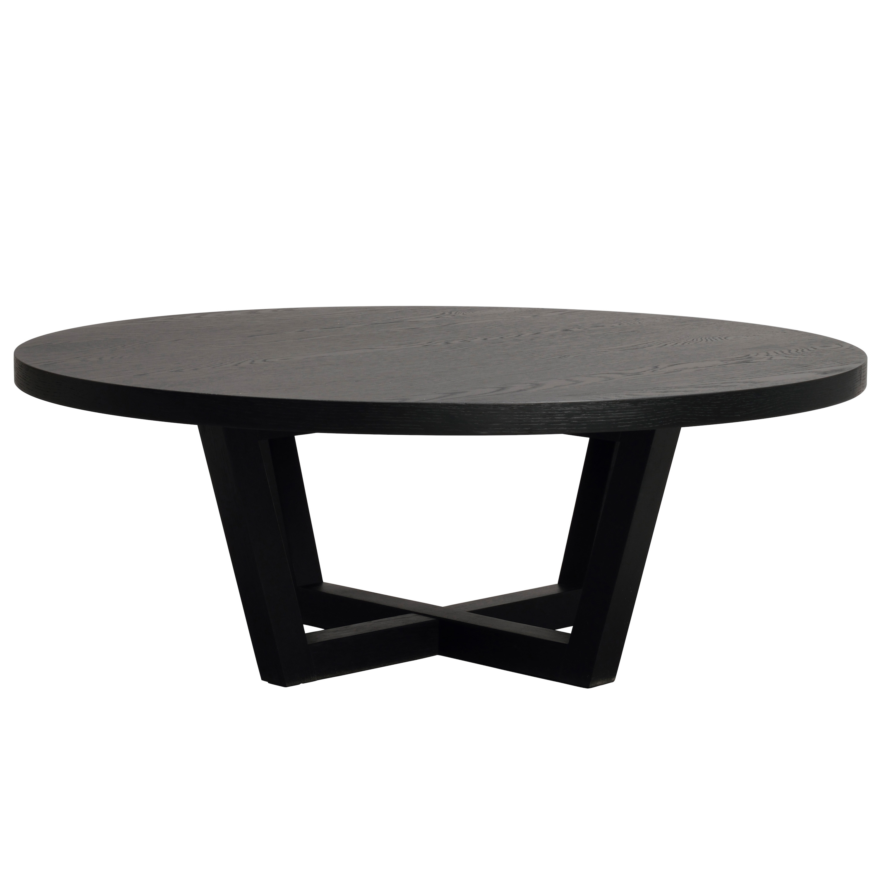 Rowico Home Boxford Couchtisch Schwarz Ø110