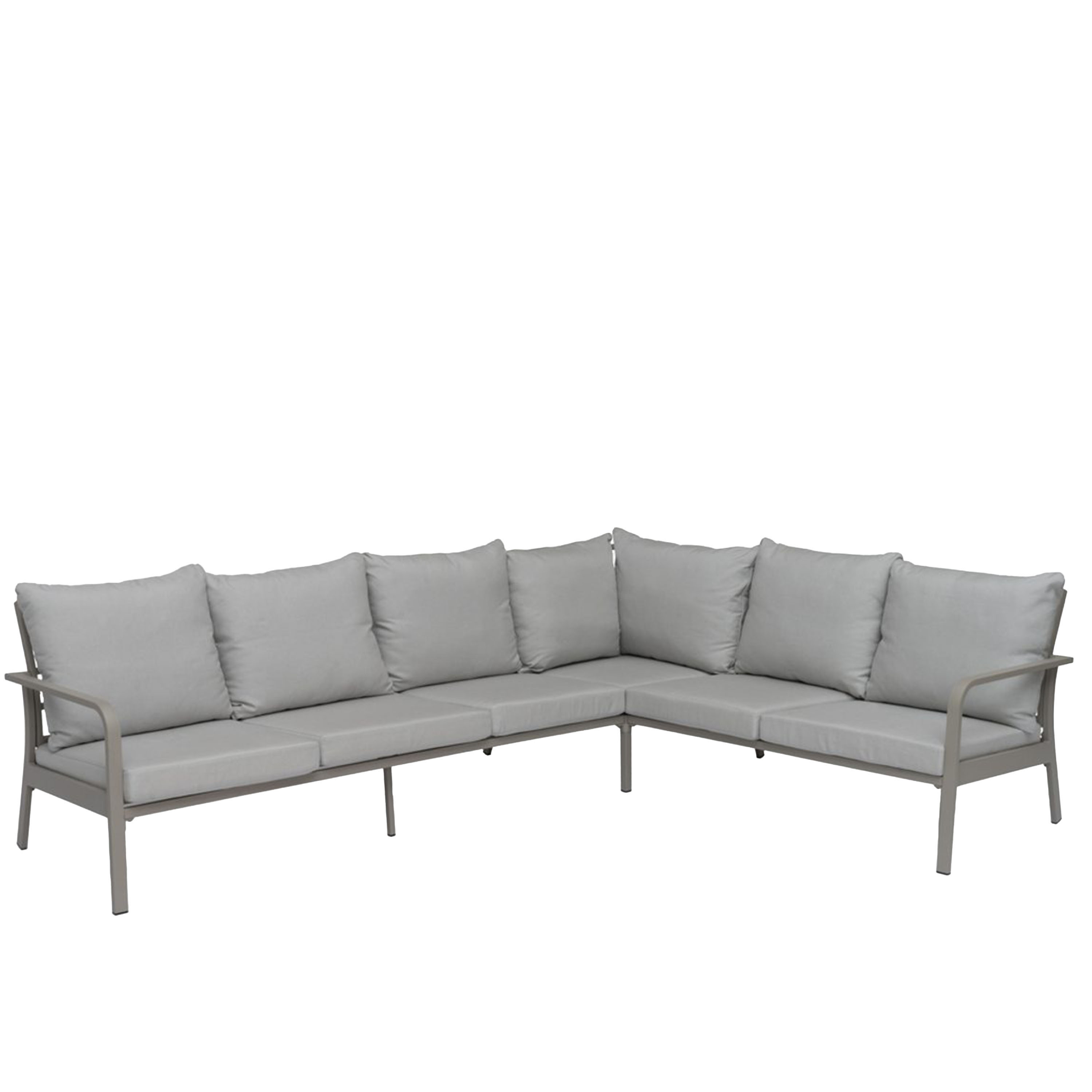 Hånger Sofa Sand/Feder Grau 282cm