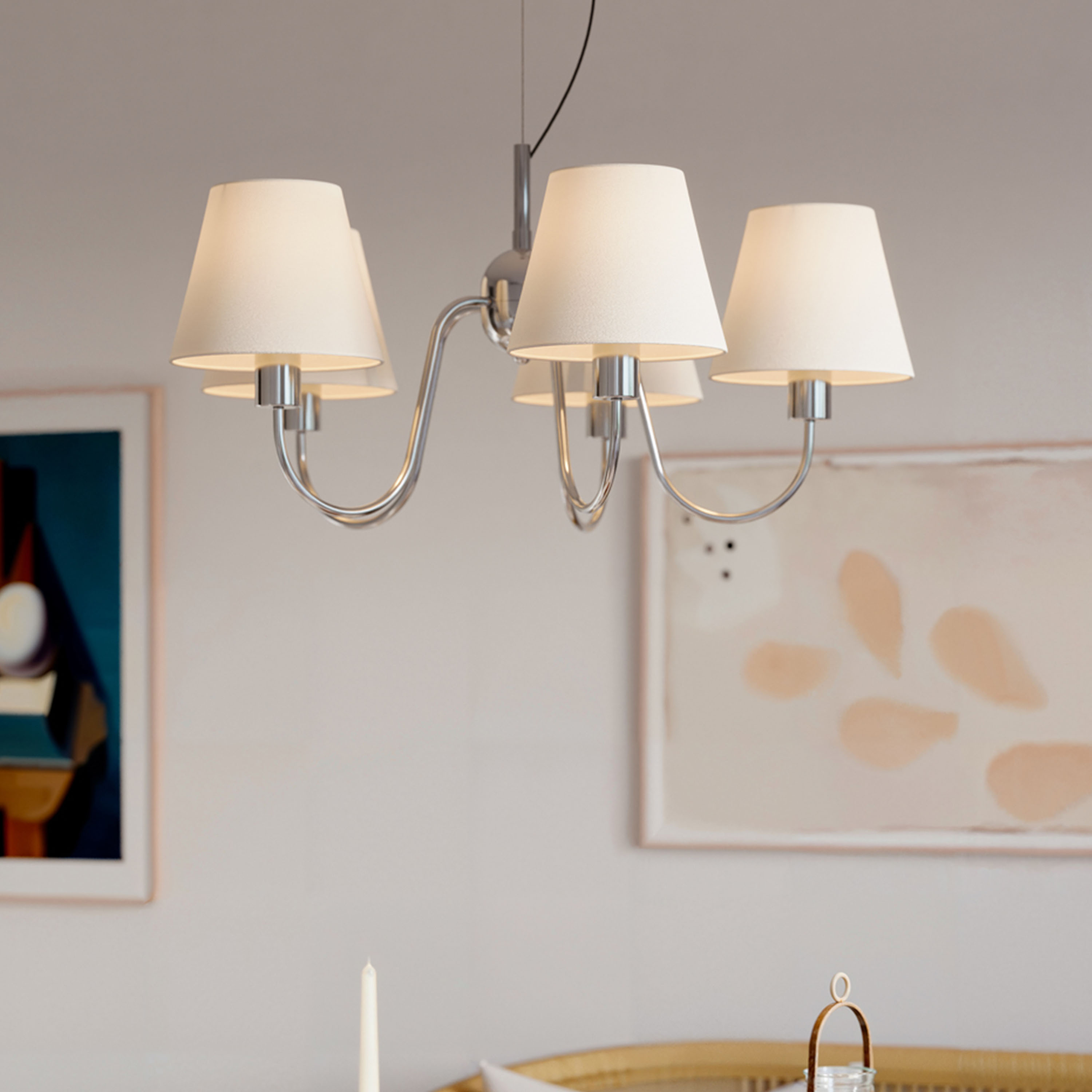 By Rydéns Lynx Taklampa Krom Ø76