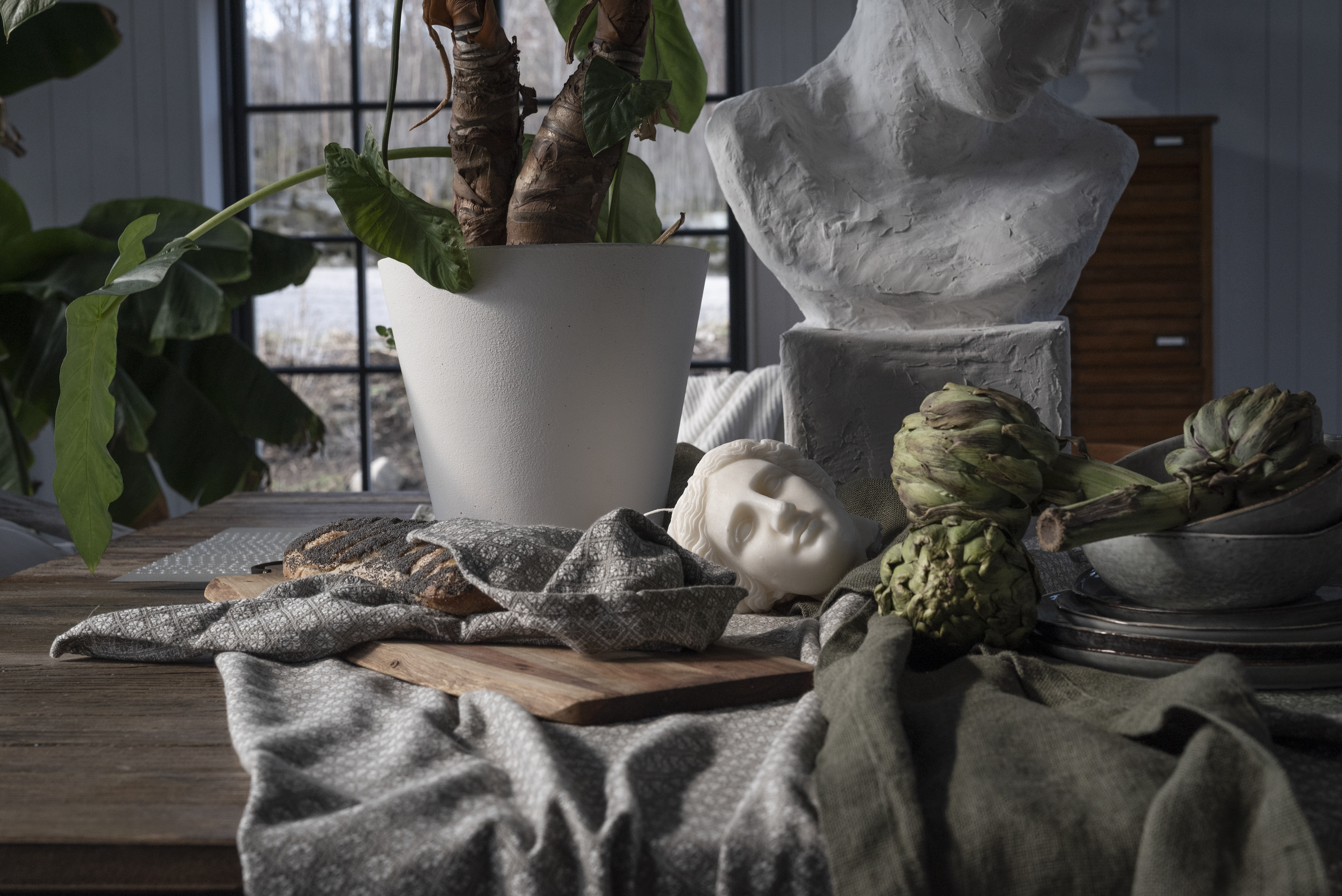 Fondaco Vilgot Löpare Grön 40x140