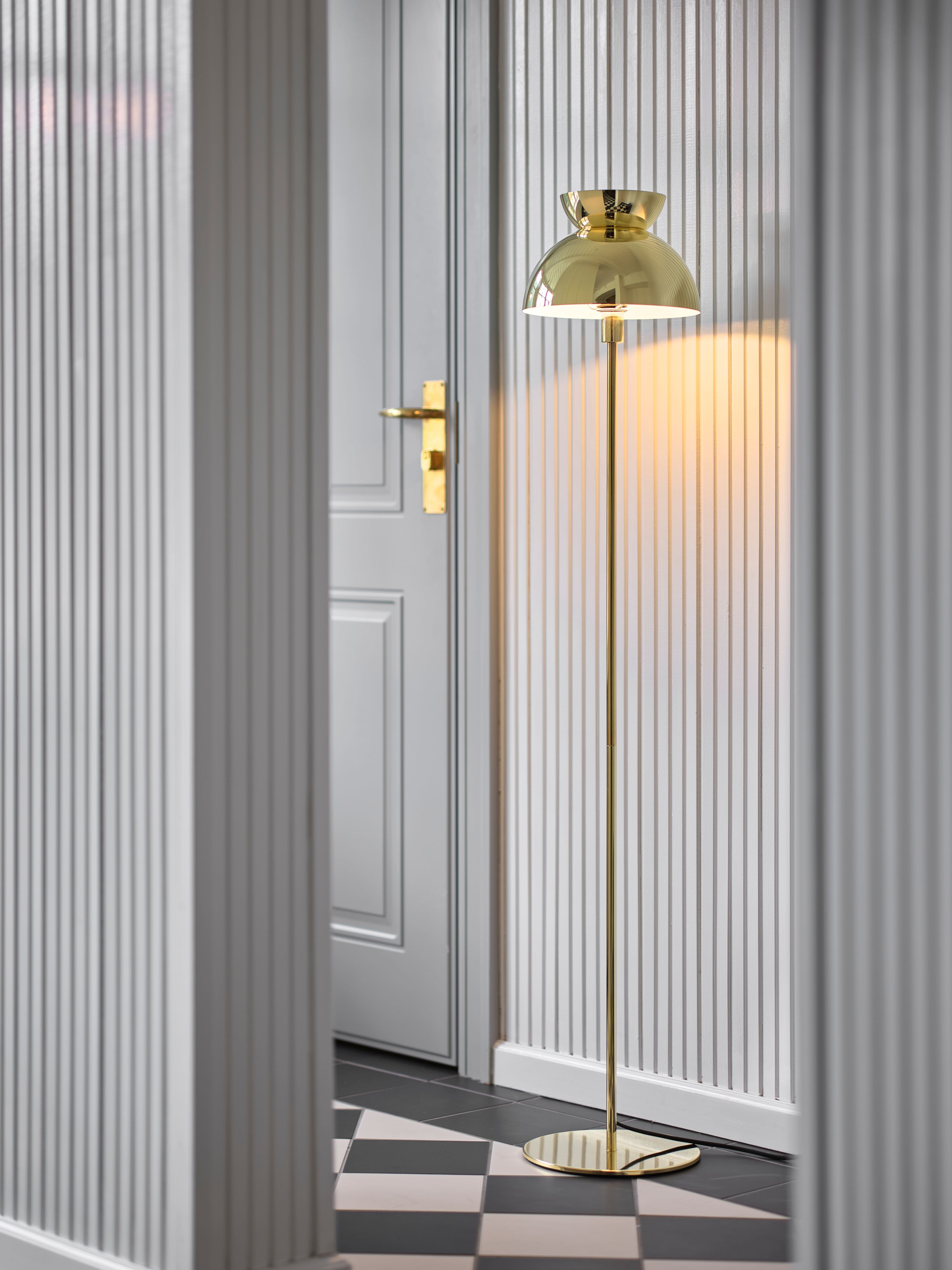 Frandsen Butterfly Golvlampa Brass 135cm