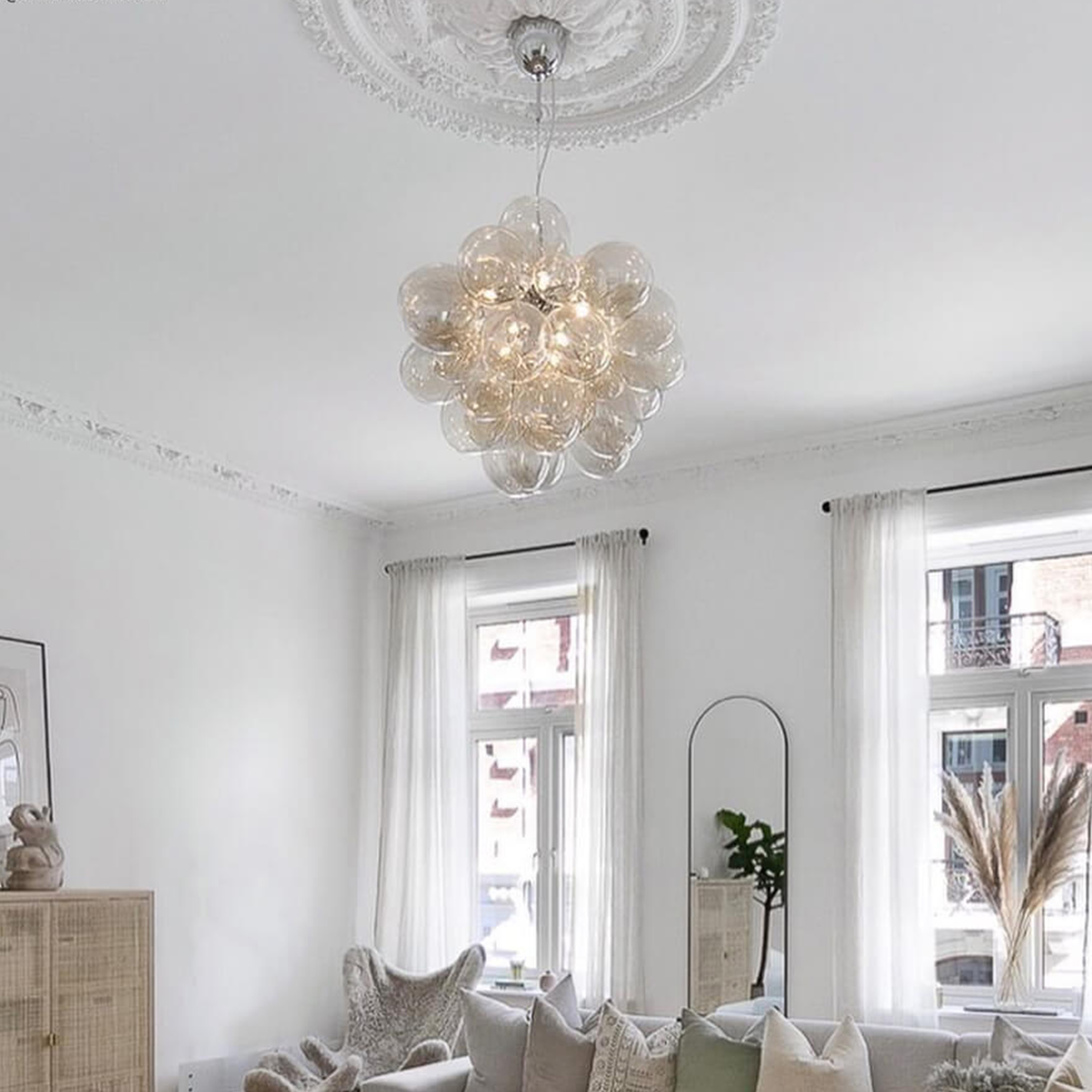 By Rydéns Gross Grande Taklampa Amber