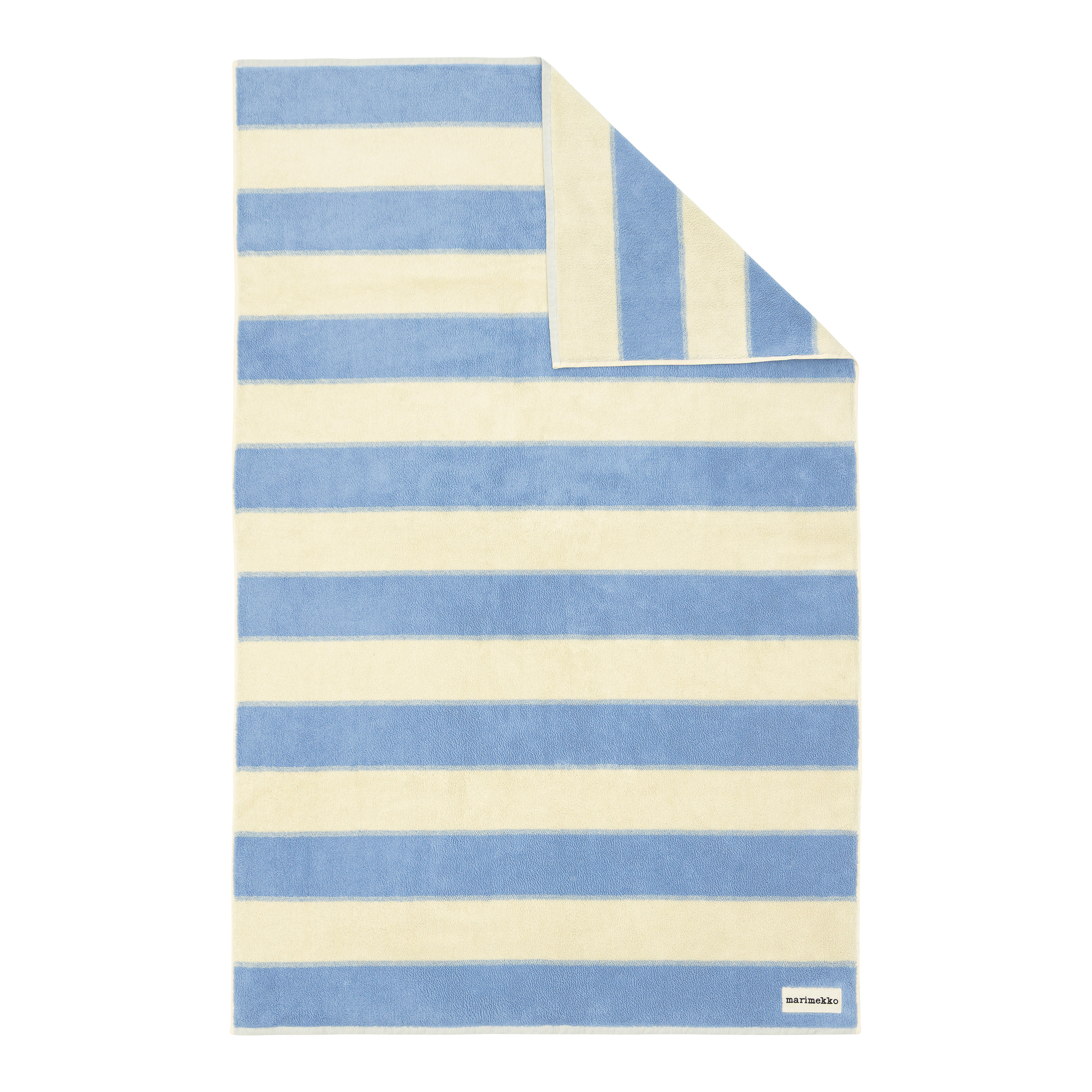 Marimekko Galleria Handtuch Hellblau/Melone 100x160